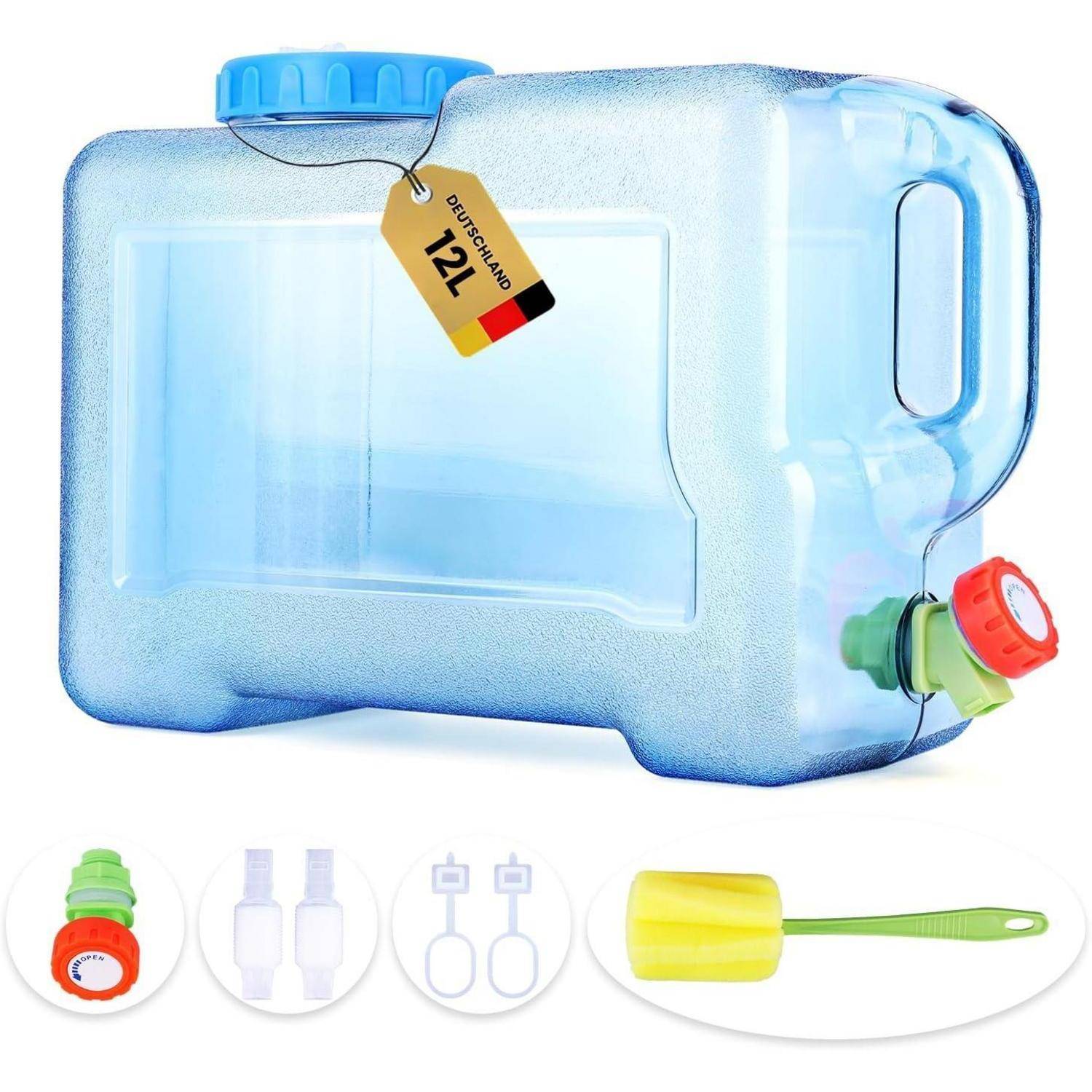 Wasserkanister 5L 22L Hahn Griffe BPAfrei 12 Liter neue Aufrüstung