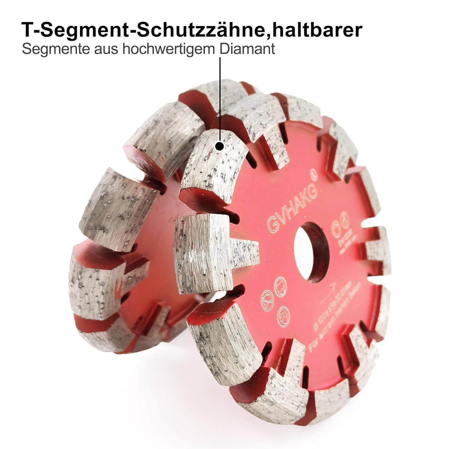 Diamantklinge 120mm Tuck Point T Form 120x15x12x22,23mm Premium