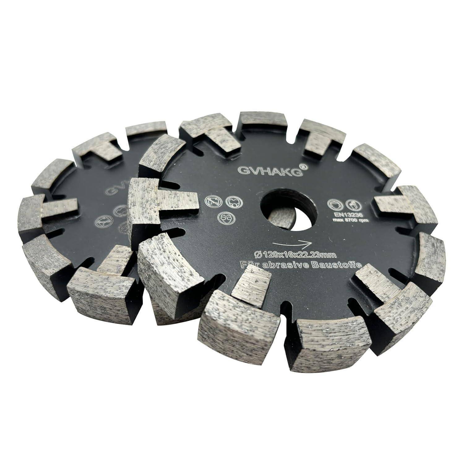 Diamantsägeblatt Schutzzähne Tuck Point 120x16x10x22,23mm Industriell