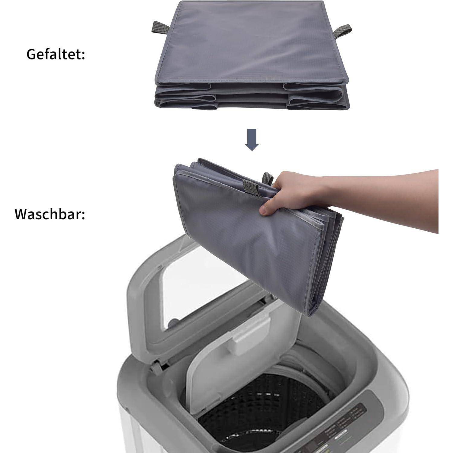 Hängeorganizer Kleiderschrank 3 Fächer Stoff Hängeregal 2 Grau