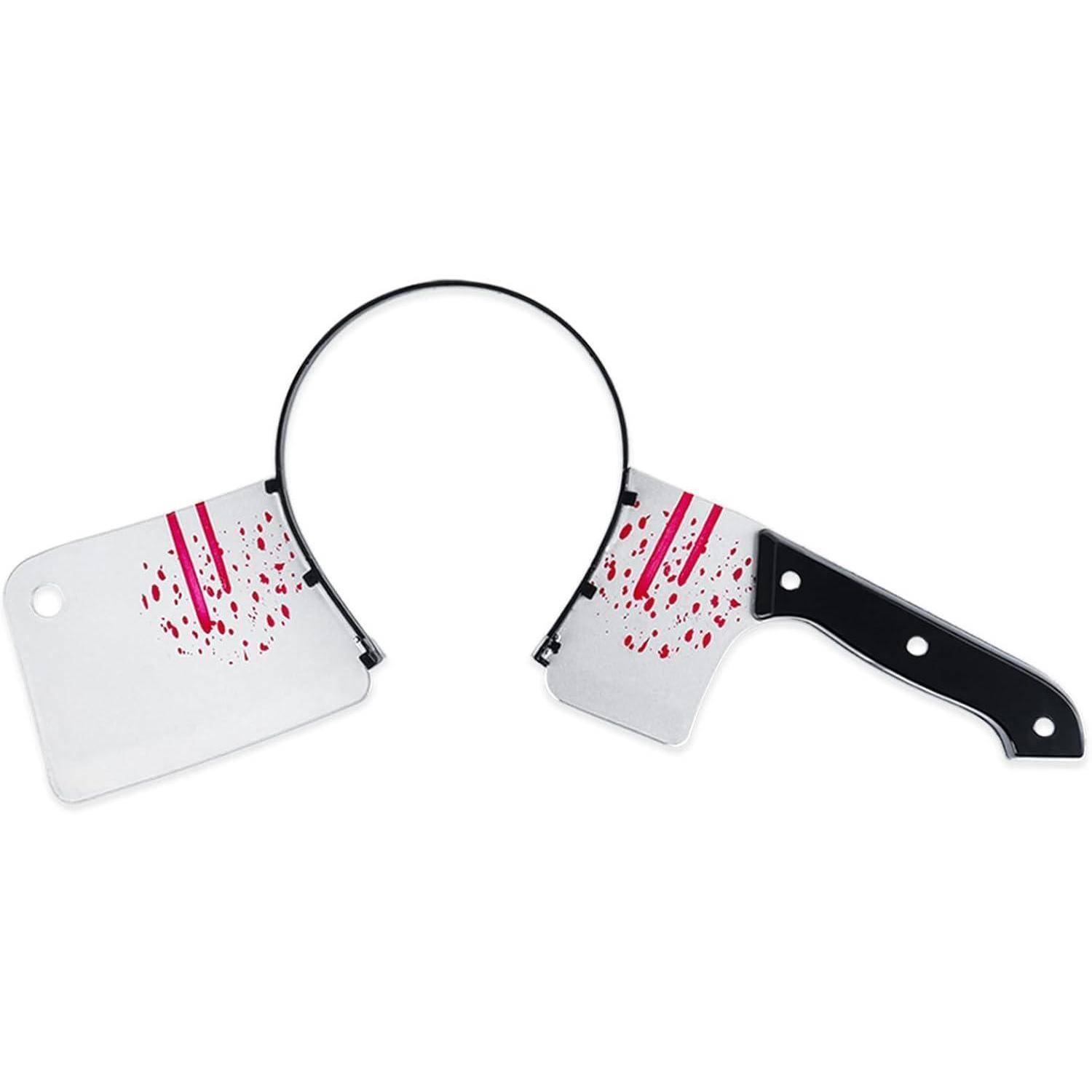 Haarreif Messer Kopf Halloween Haarschmuck Haarreif mit Hackbeil
