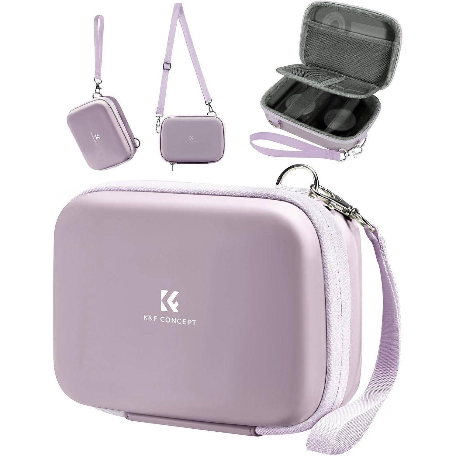 Tasche Digitalkamera EVA Hartschale Hülle kompatibel Lila
