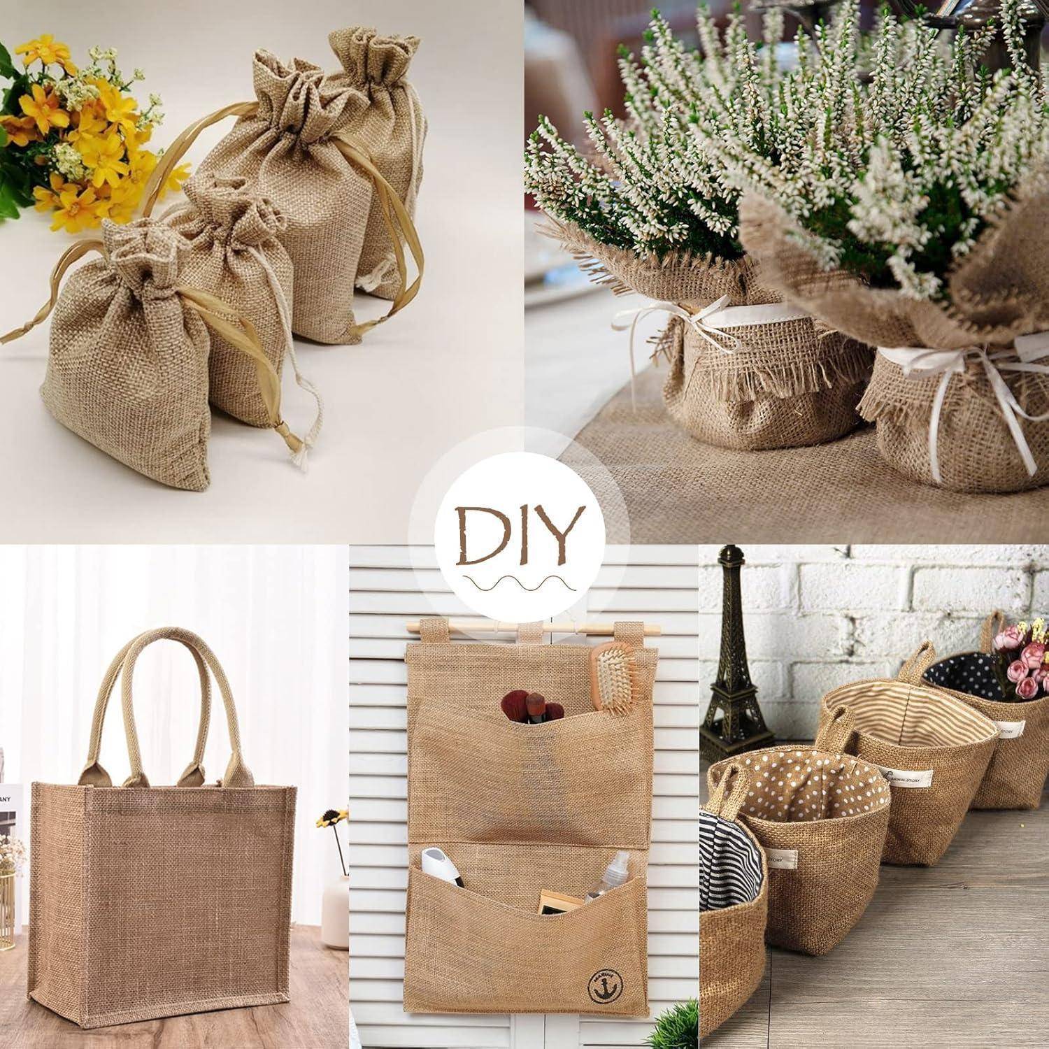 Tischläufer Jute 20cm 10m Juteband Juteschnur Hochzeit 20 x 1000 cm