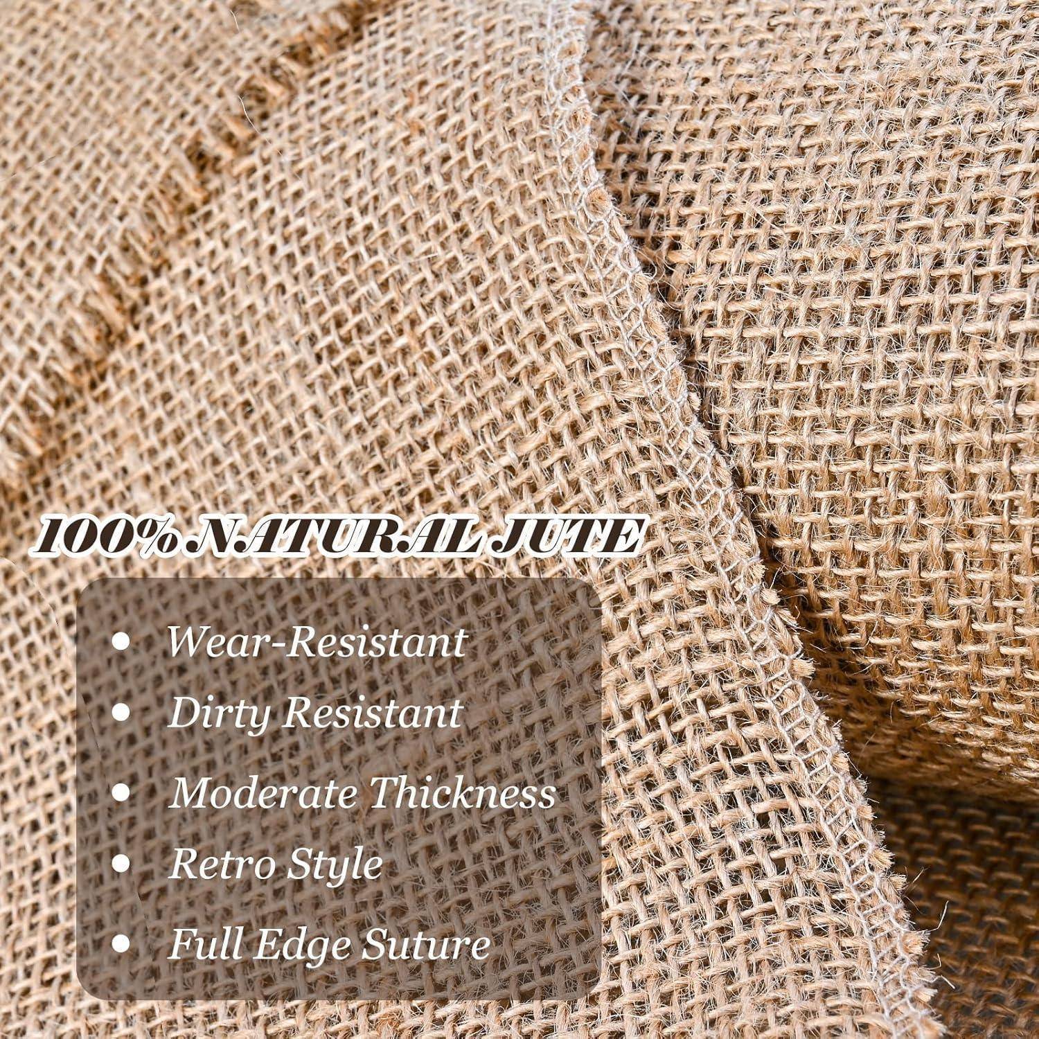 Tischläufer Jute 20cm 10m Juteband Juteschnur Hochzeit 20 x 1000 cm