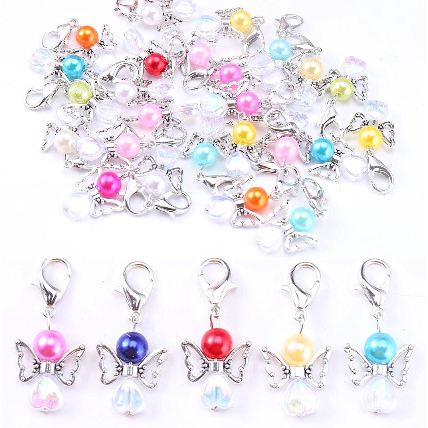 Schlüsselanhänger Schutzengel Perlenengel Hochzeit Schmuck AB
