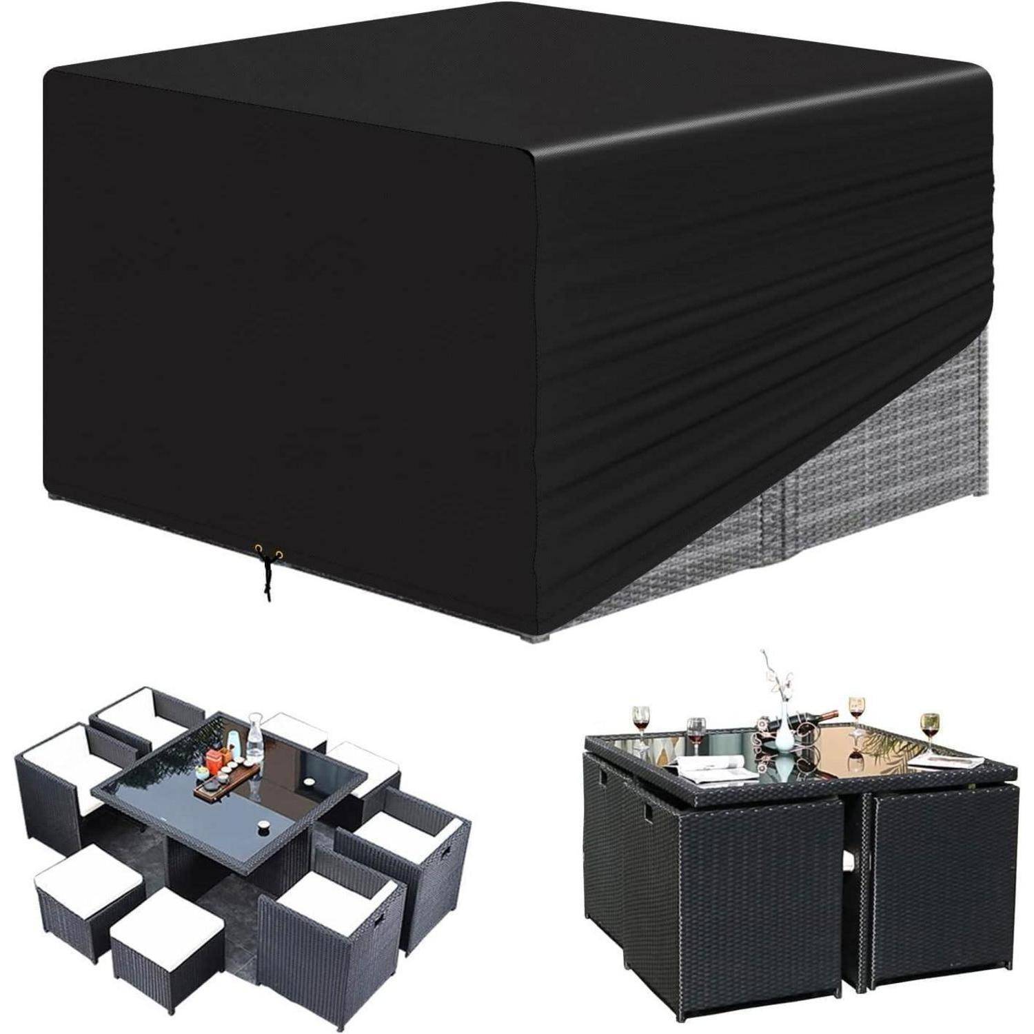 Gartenmöbel Abdeckung 125x125x71cm Cube 420D wasserdicht 125x125x70cm