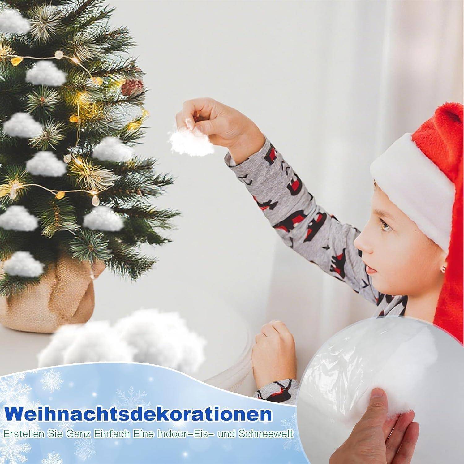 Watte Deko Weihnachten Schneewatte Weihnachtsbaum 200