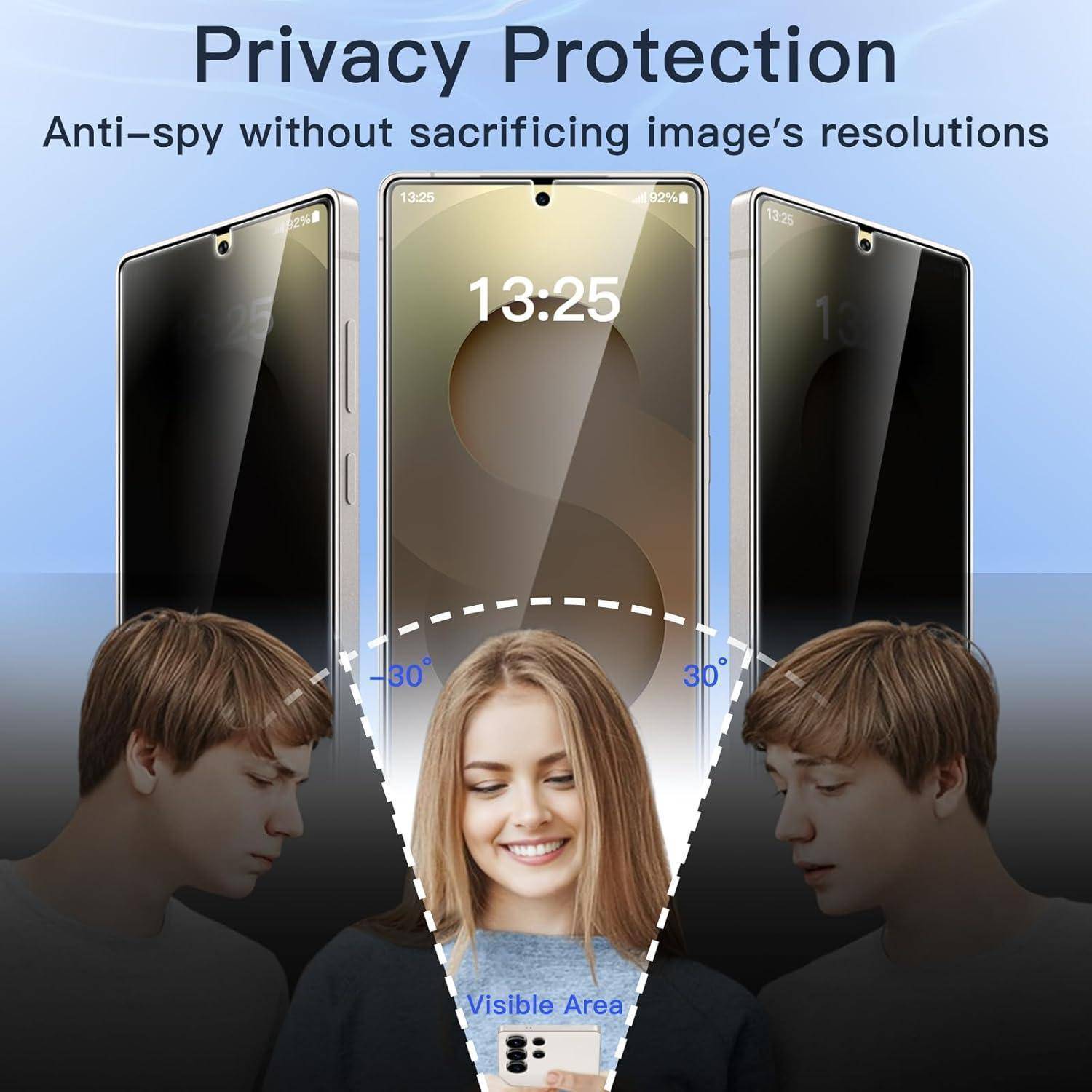 Schutzfolie TPU Sichtschutz Antispähen Fingerabdruck Galaxy S25 Ultra