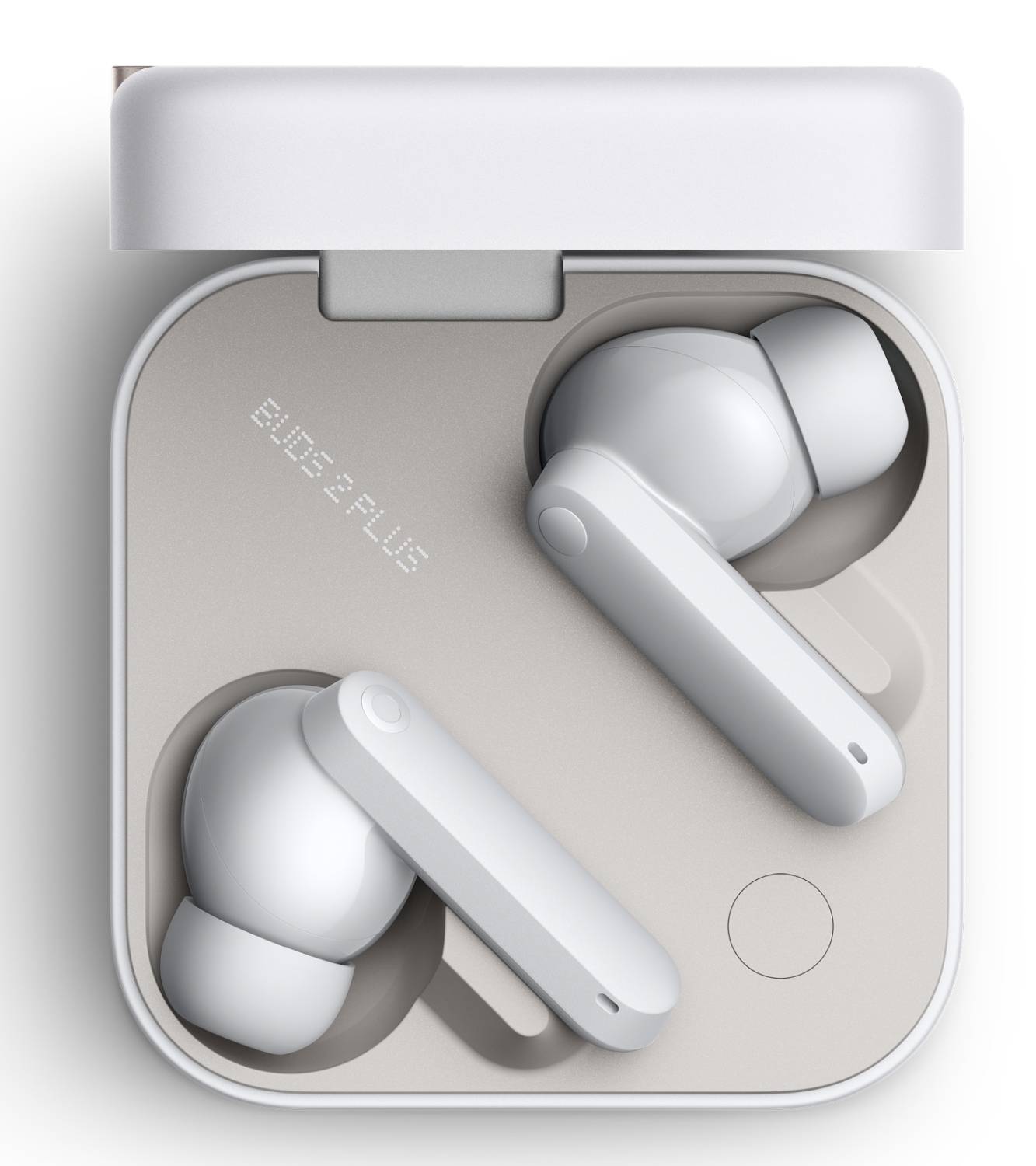 CMF by Nothing Buds 2 Plus - Kabellose Ohrhörer, 6 HD-Mikrofone, IP55 Wasserfest – Light Grey