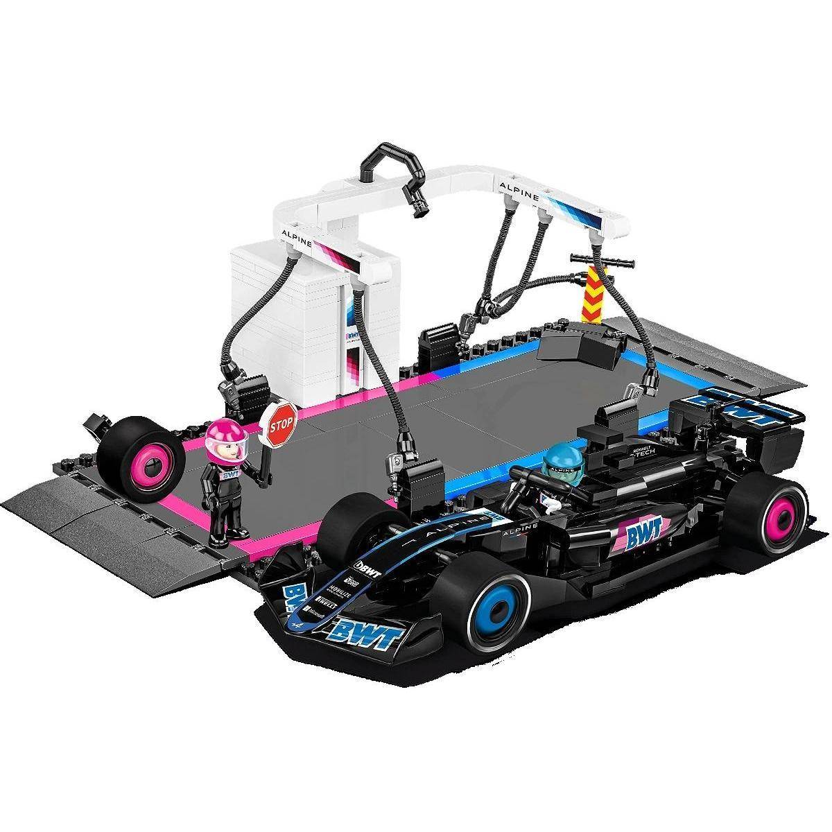 490 PCS ACTION TOWN 1685 ALPINE F1 PIT STOP