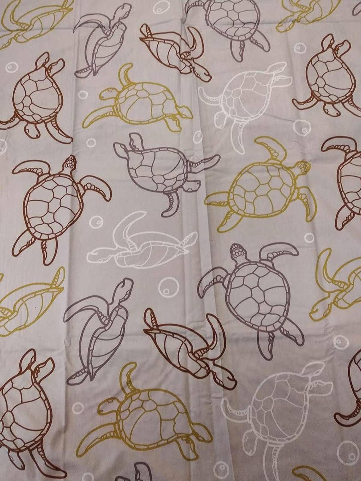 Jerry Fabrics Bettwäsche Kind Schildkröte 140 x 200 + 70x90 cm 100 % Baumwolle