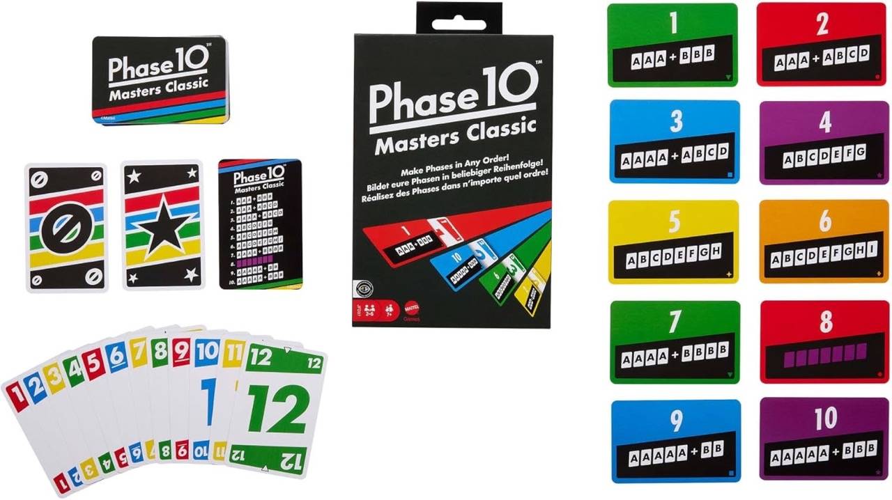 Mattel JFD07 - Phase 10 Masters Classic