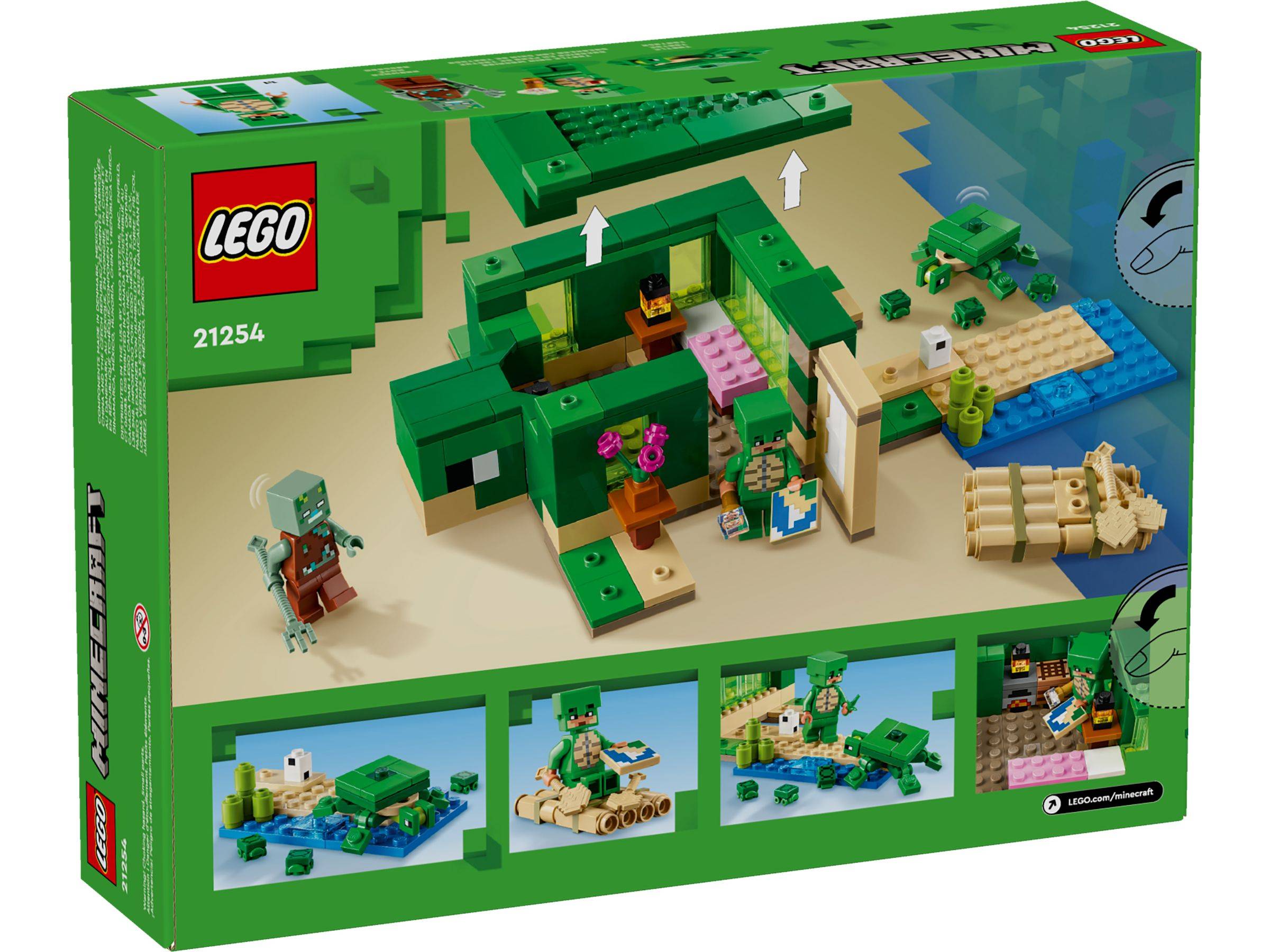LEGO® Minecraft™ 21254 Das Schildkrötenstrandhaus