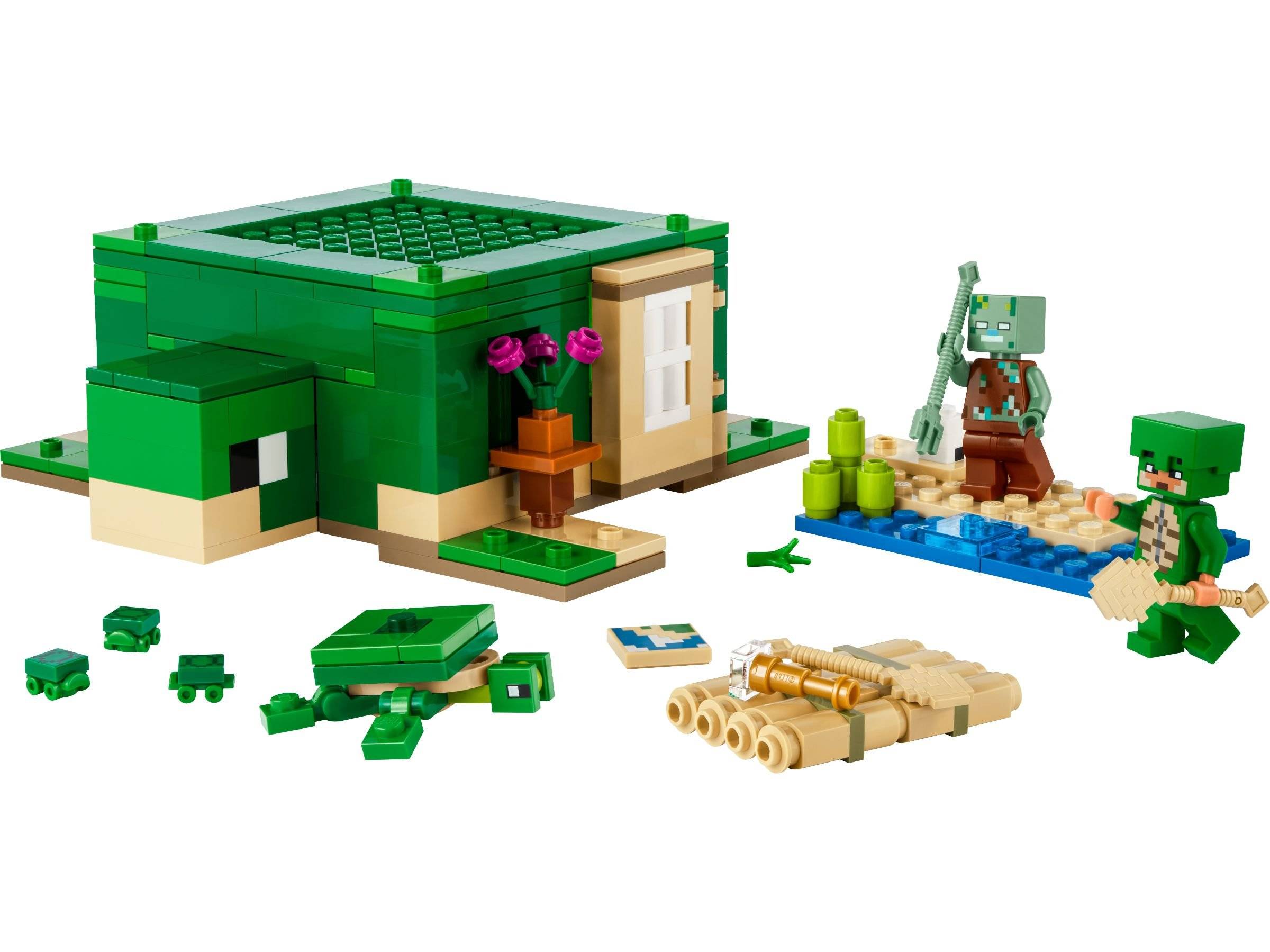 LEGO® Minecraft™ 21254 Das Schildkrötenstrandhaus