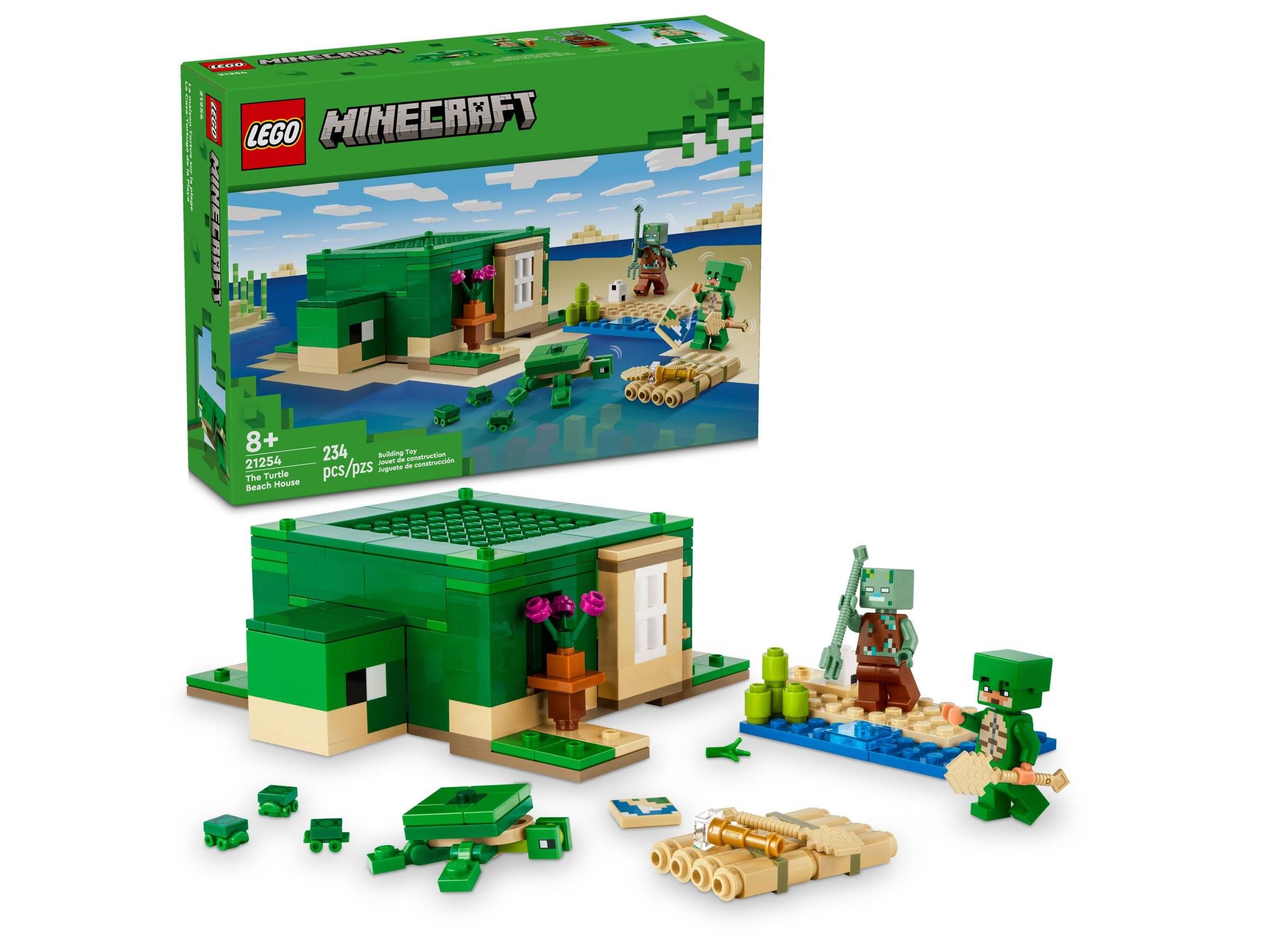 LEGO® Minecraft™ 21254 Das Schildkrötenstrandhaus