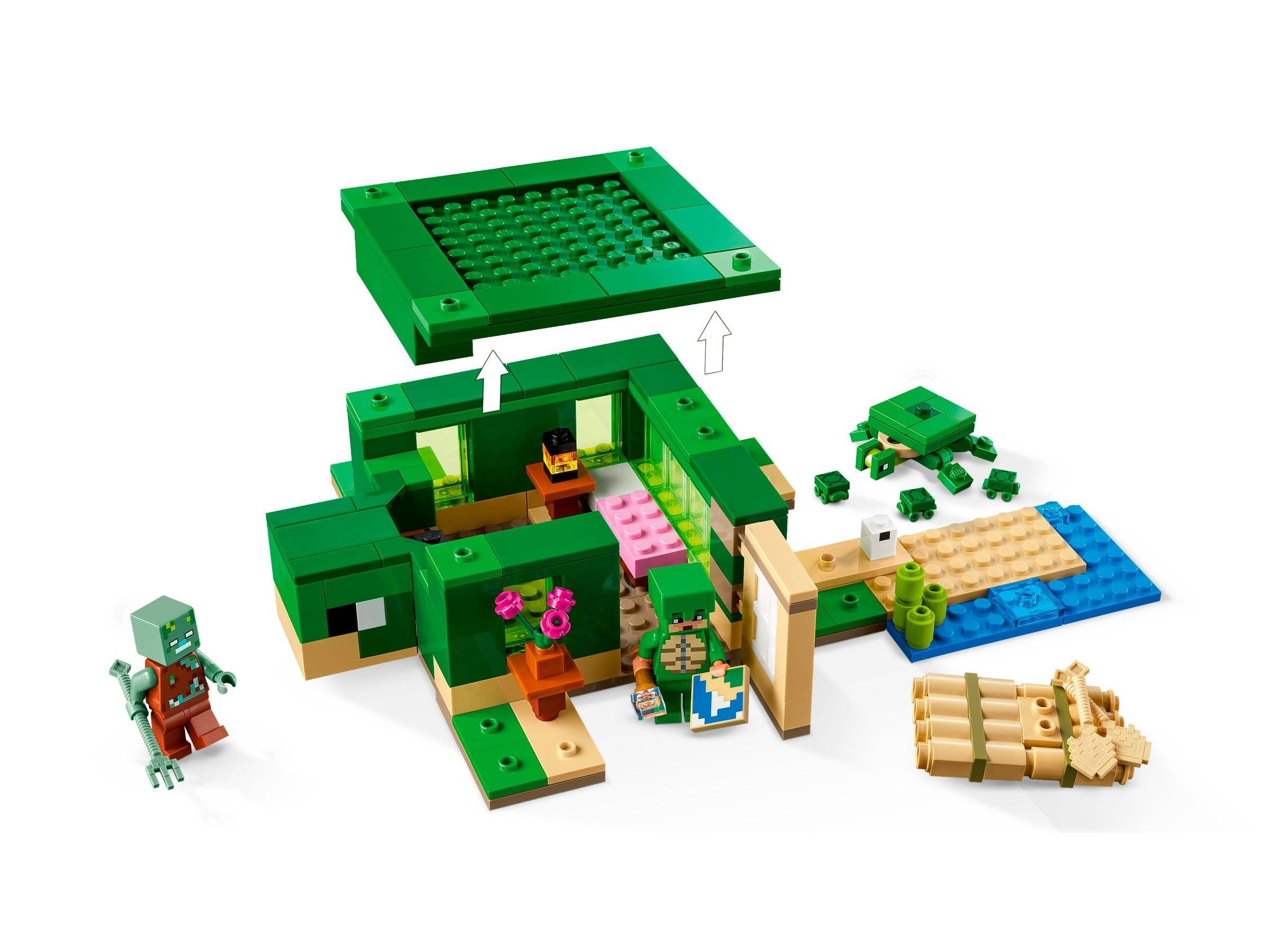 LEGO® Minecraft™ 21254 Das Schildkrötenstrandhaus