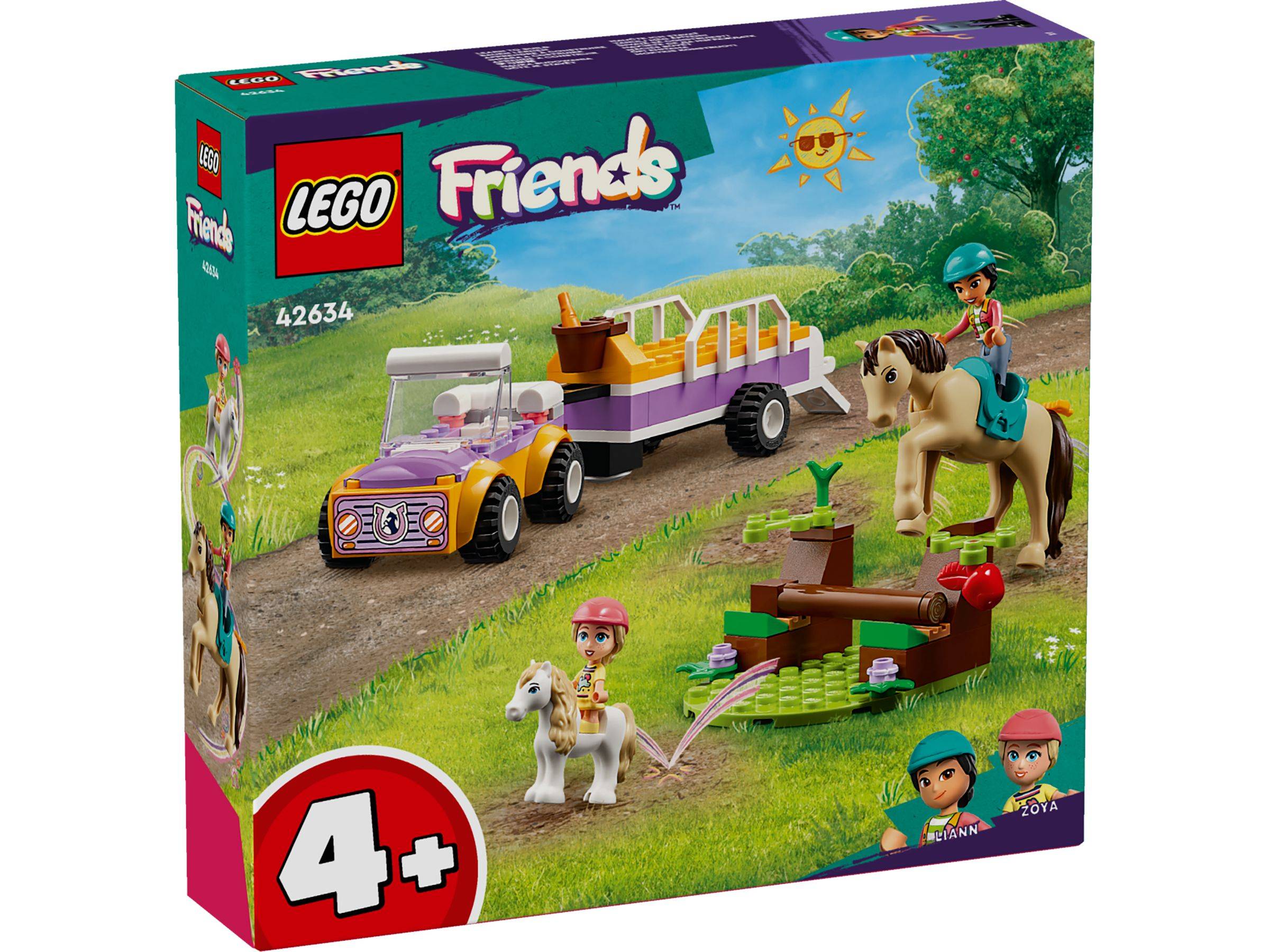 LEGO® Friends 42634 Pferde- und Pony-Anhänger