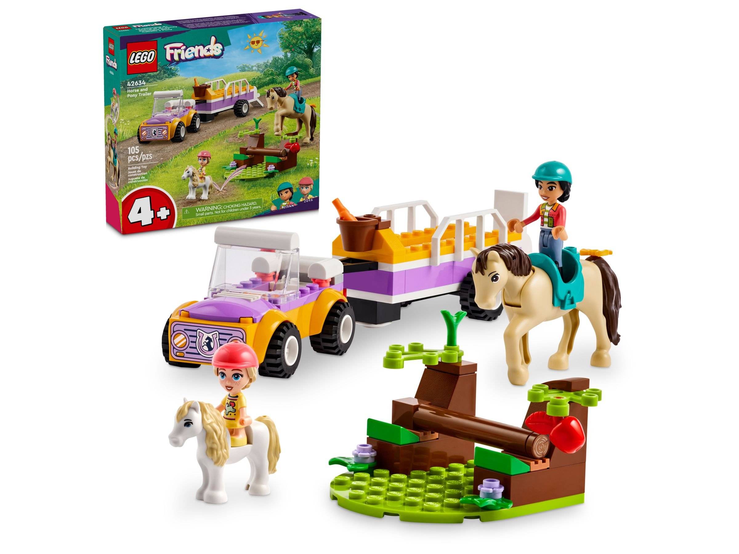 LEGO® Friends 42634 Pferde- und Pony-Anhänger