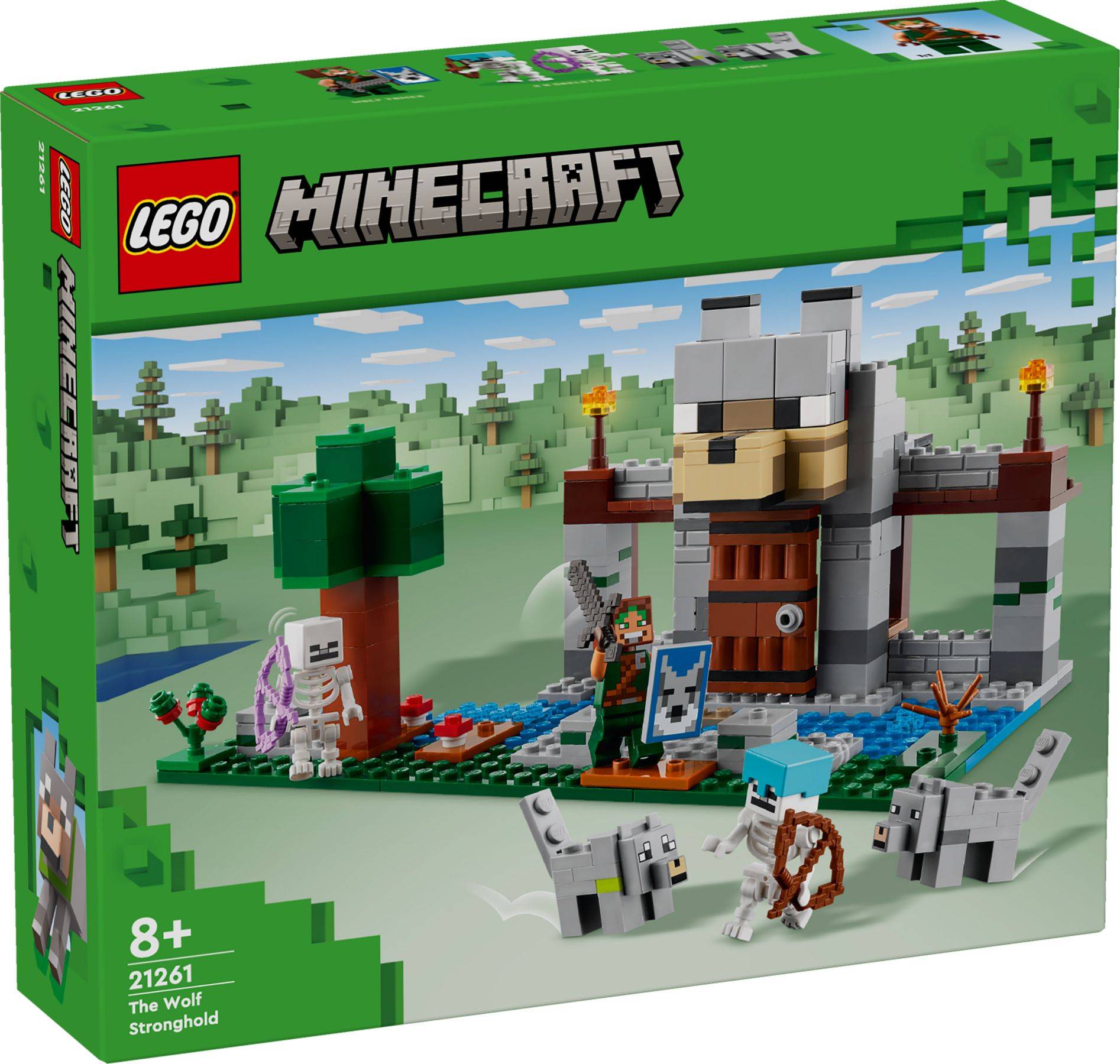 LEGO® Minecraft™ 21261 Die Wolfsfestung