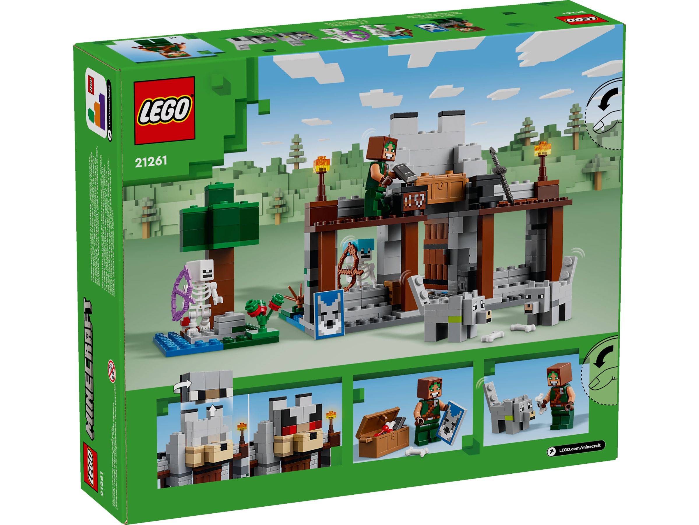 LEGO® Minecraft™ 21261 Die Wolfsfestung