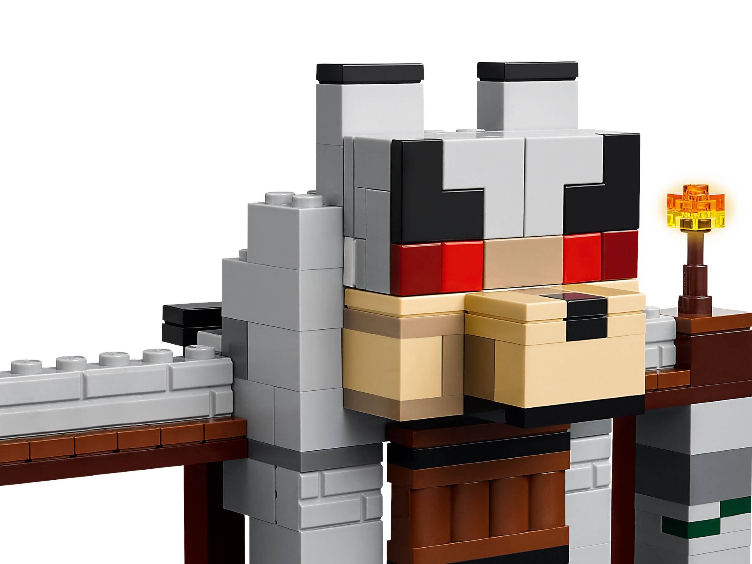 LEGO® Minecraft™ 21261 Die Wolfsfestung