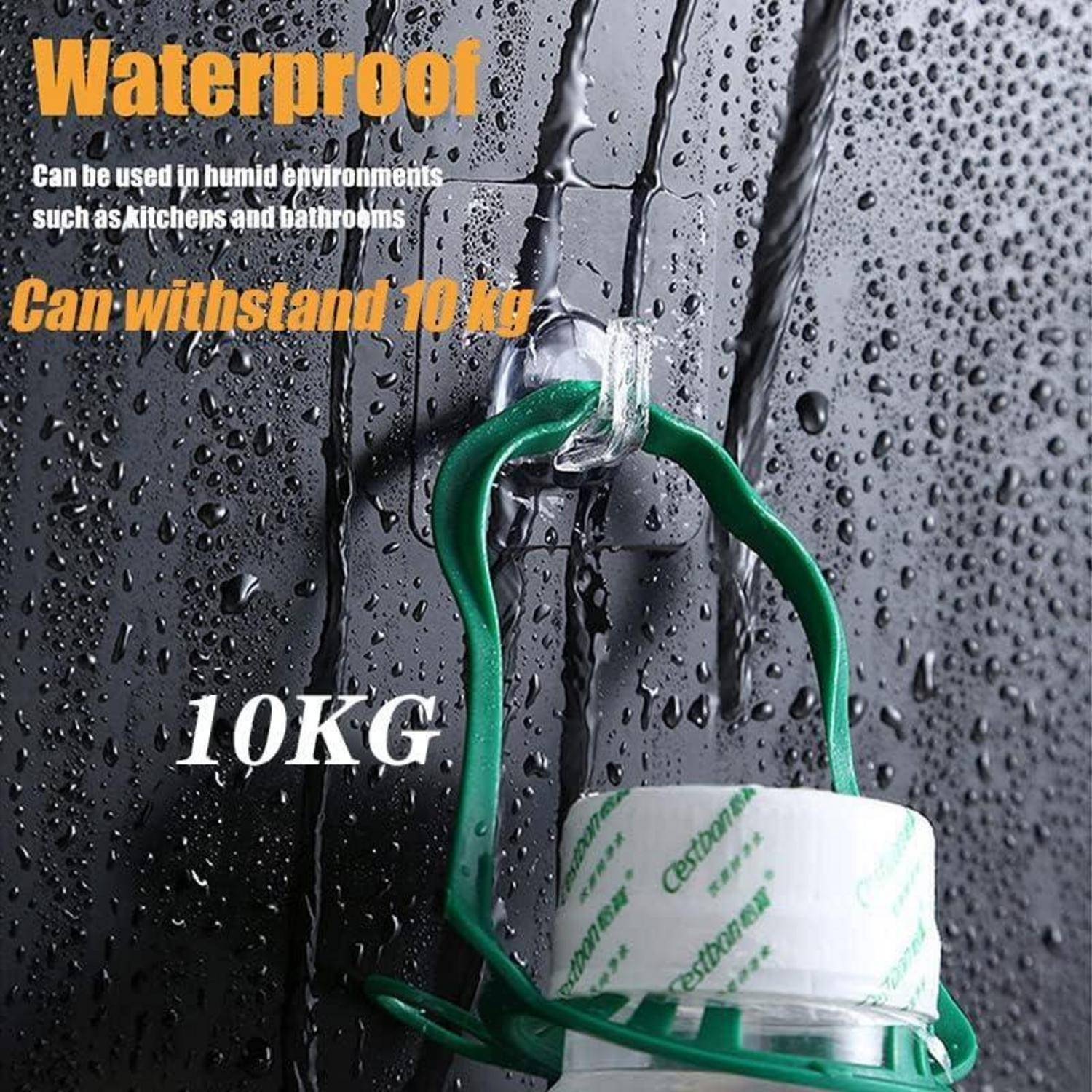 Magischer Haken Transparent Selbstklebend 24 Stk, 10kg Max