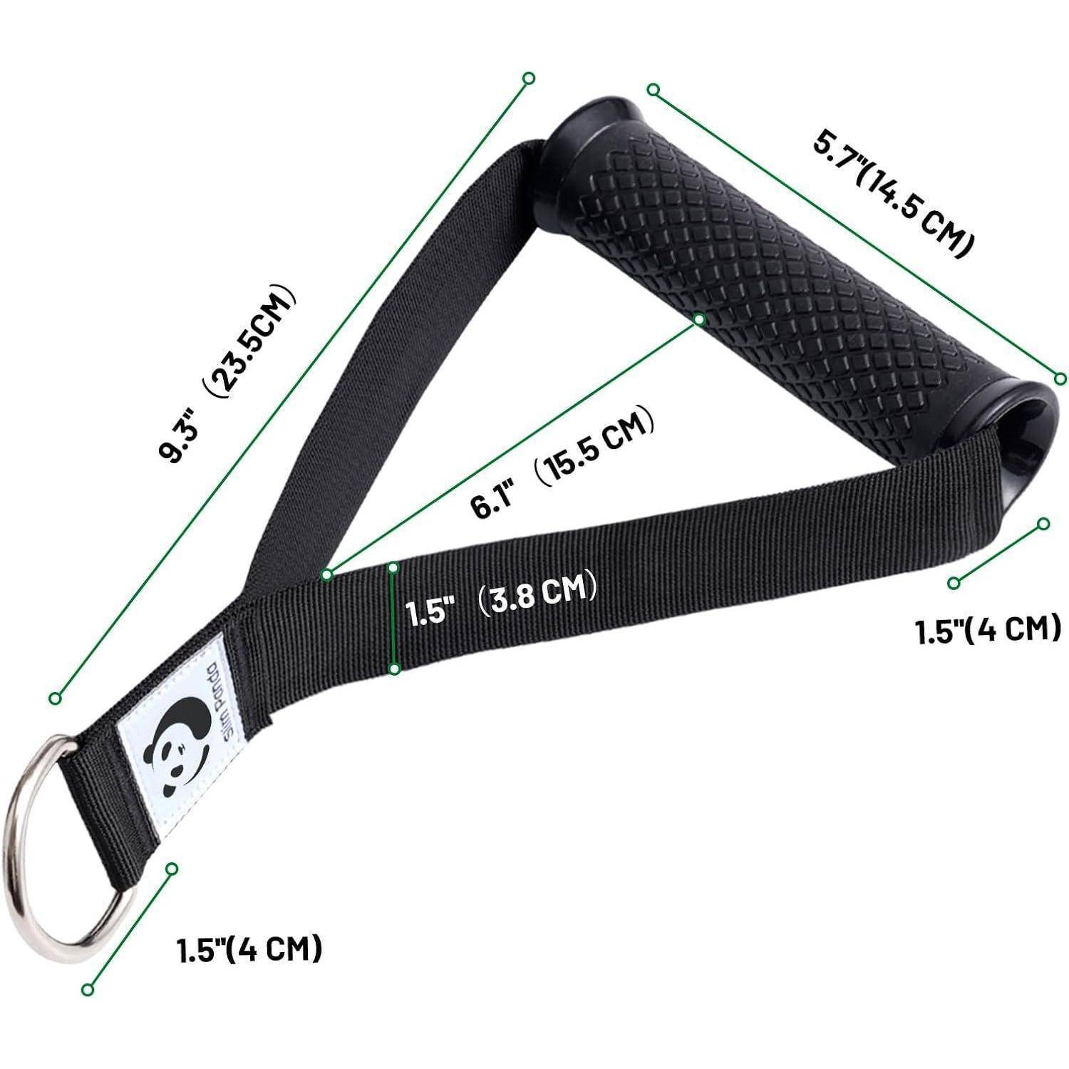 Latzug Griff 2 Stück Einhandgriff 2 Karabiner Seilzug Kabelzug