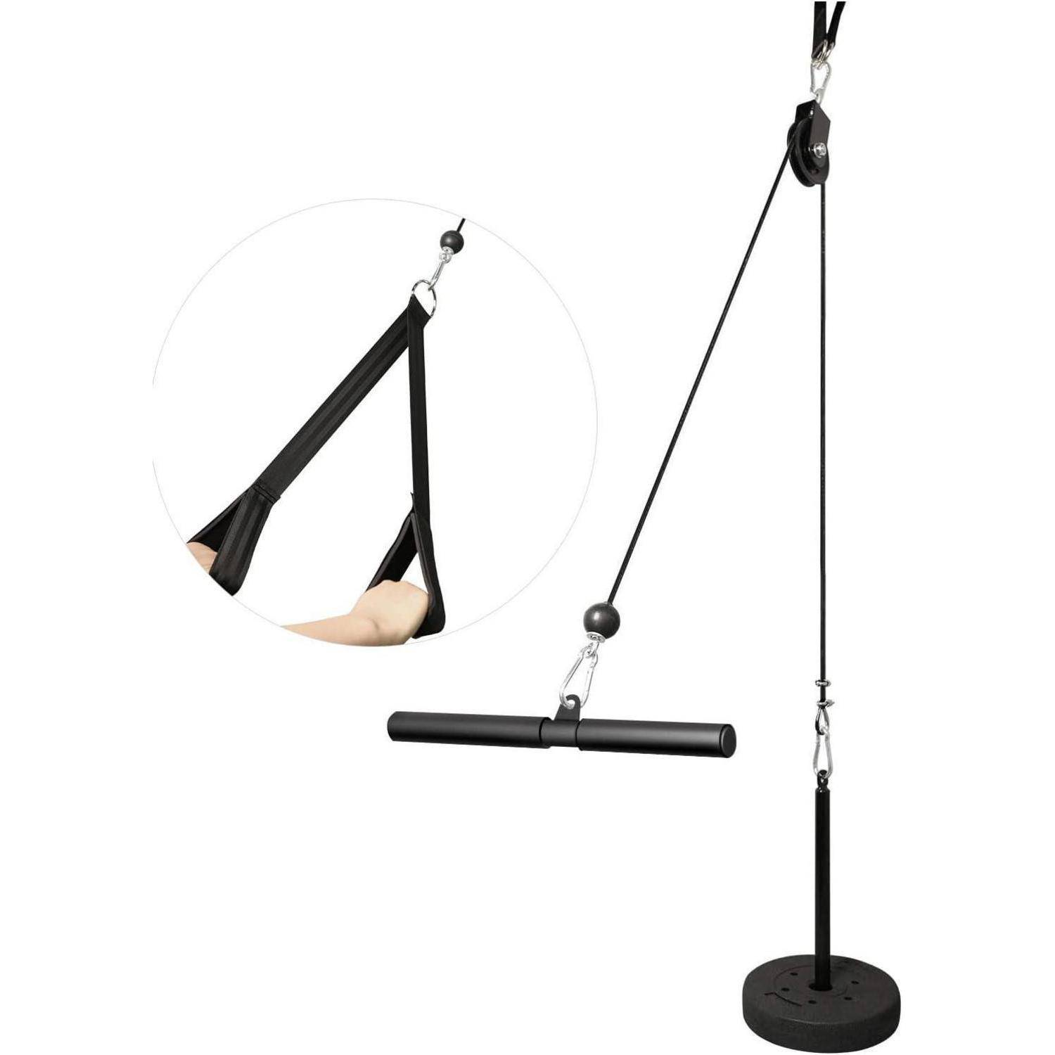 Fitness Latzug Gym Kabelzug Armtrainer Trizeps Seil Gewicht