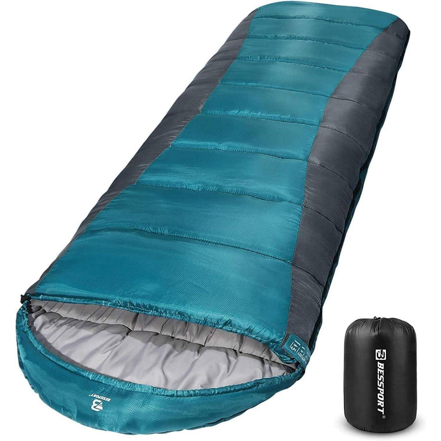 Schlafsack für Camping 3-4 Jahreszeiten -8 °C - 20°C Wasserdicht und