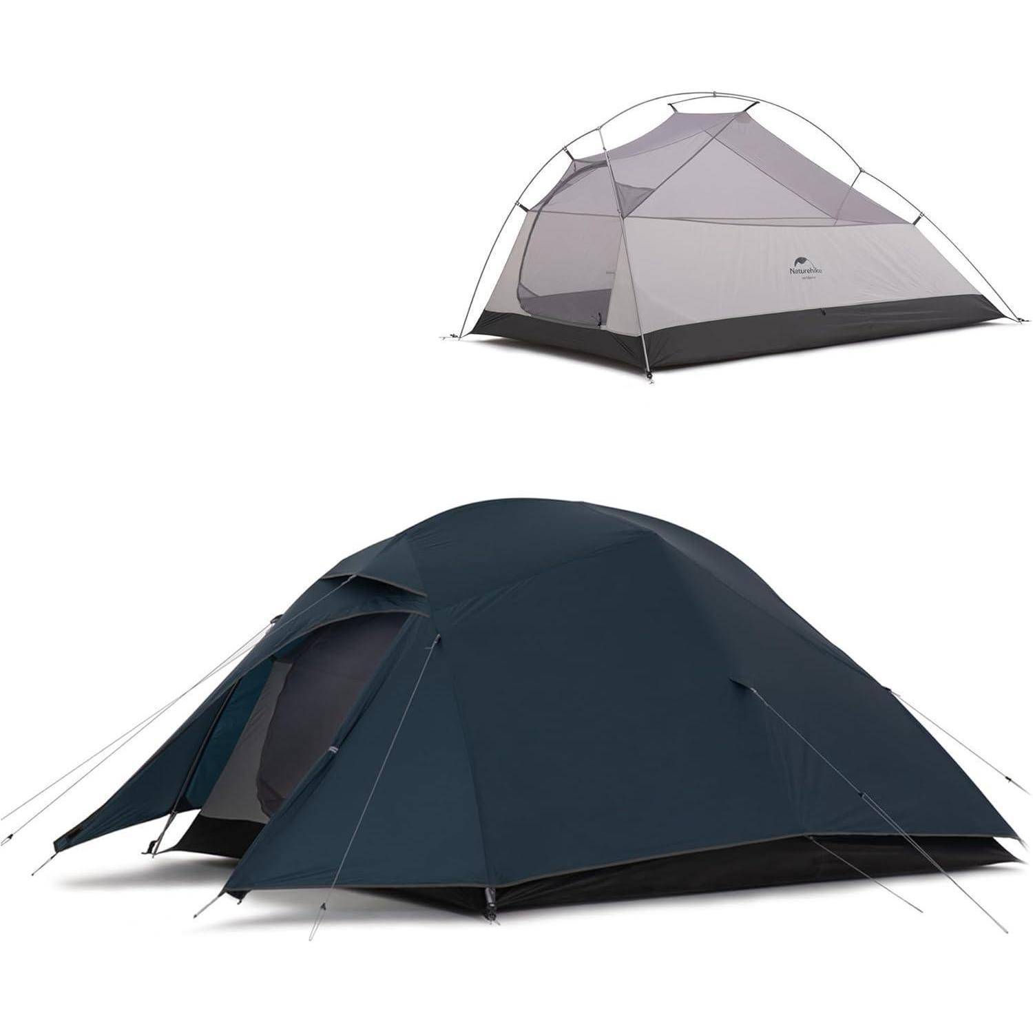 Ultraleichtes Zelt für 3 Personen, 3-4 Saison, Camping, Wandern, 20D