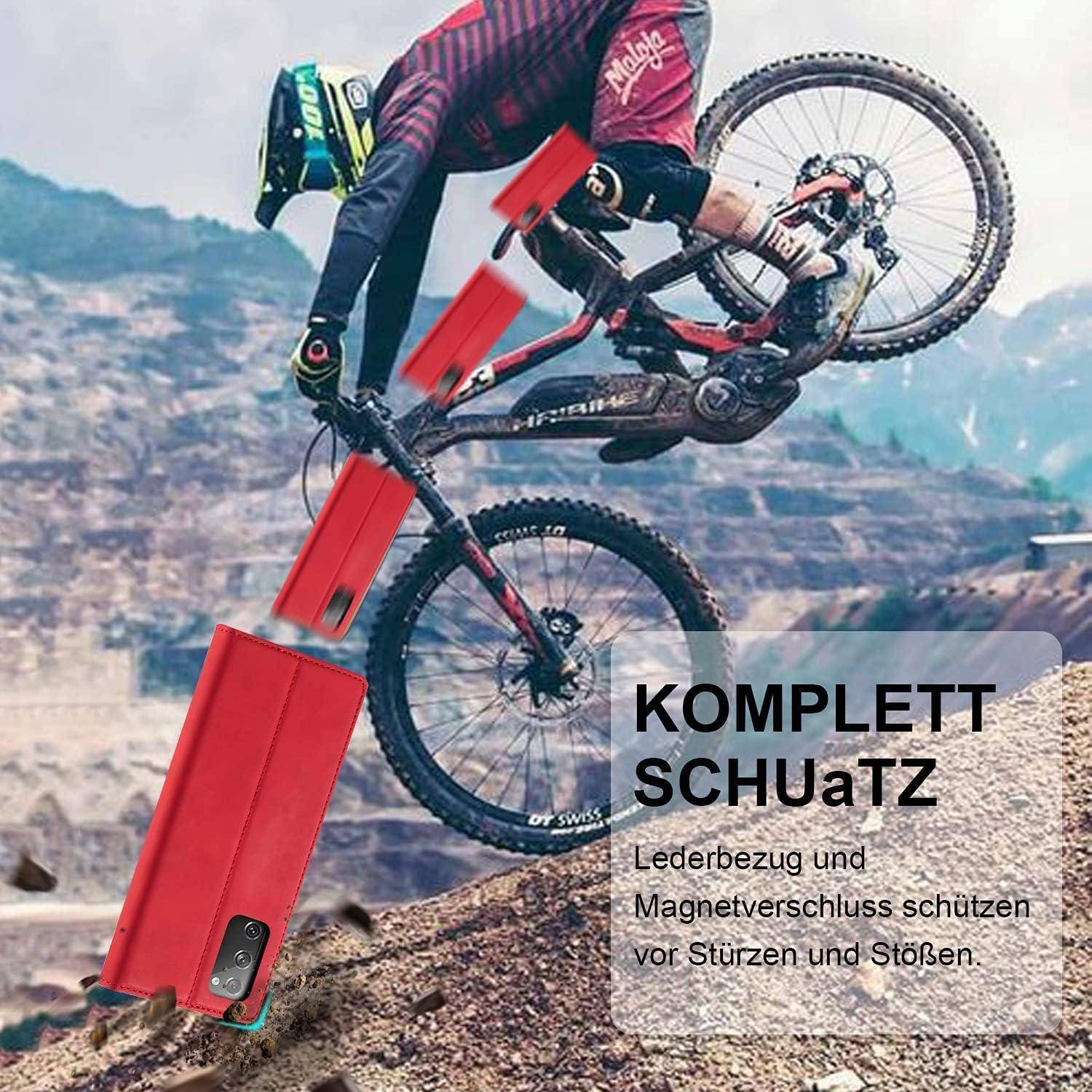 2023 Upgraded S20 FE Handyhülle Samsung Galaxy S20 FE Leder Case