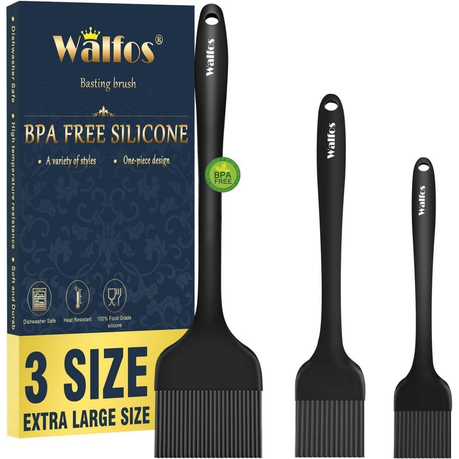 Silikon Backpinsel Set hitzebeständig Grillen BBQ Lebensmittelqualität