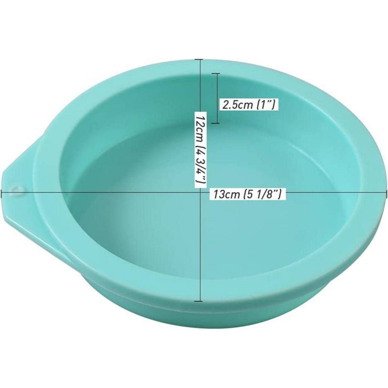 Silikon-Kuchenformen 6er Pack Antihaft Backform Muffin Harzuntersetzer