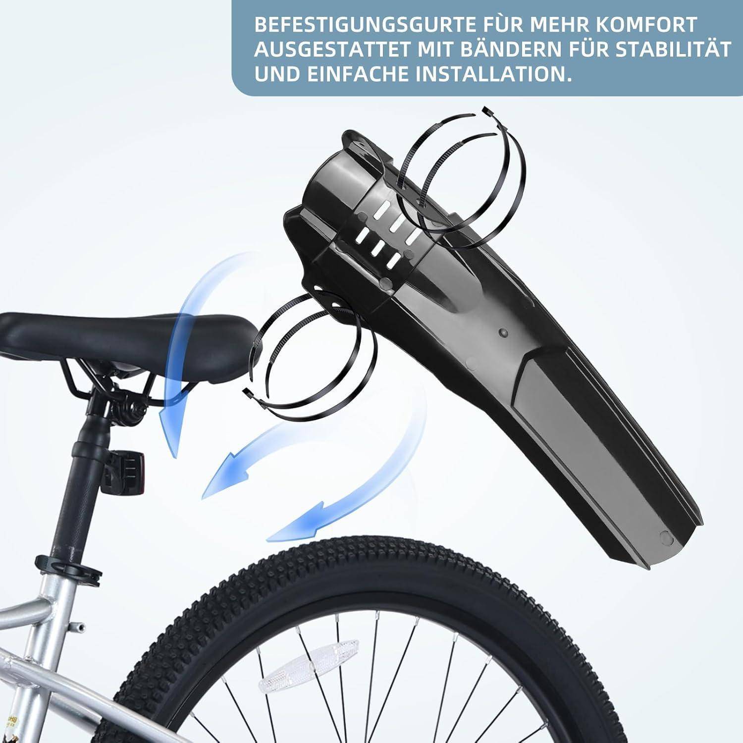 Fahrrad Schutzblech Set Vorne Hinten MTB Rennrad 20-29 Zoll