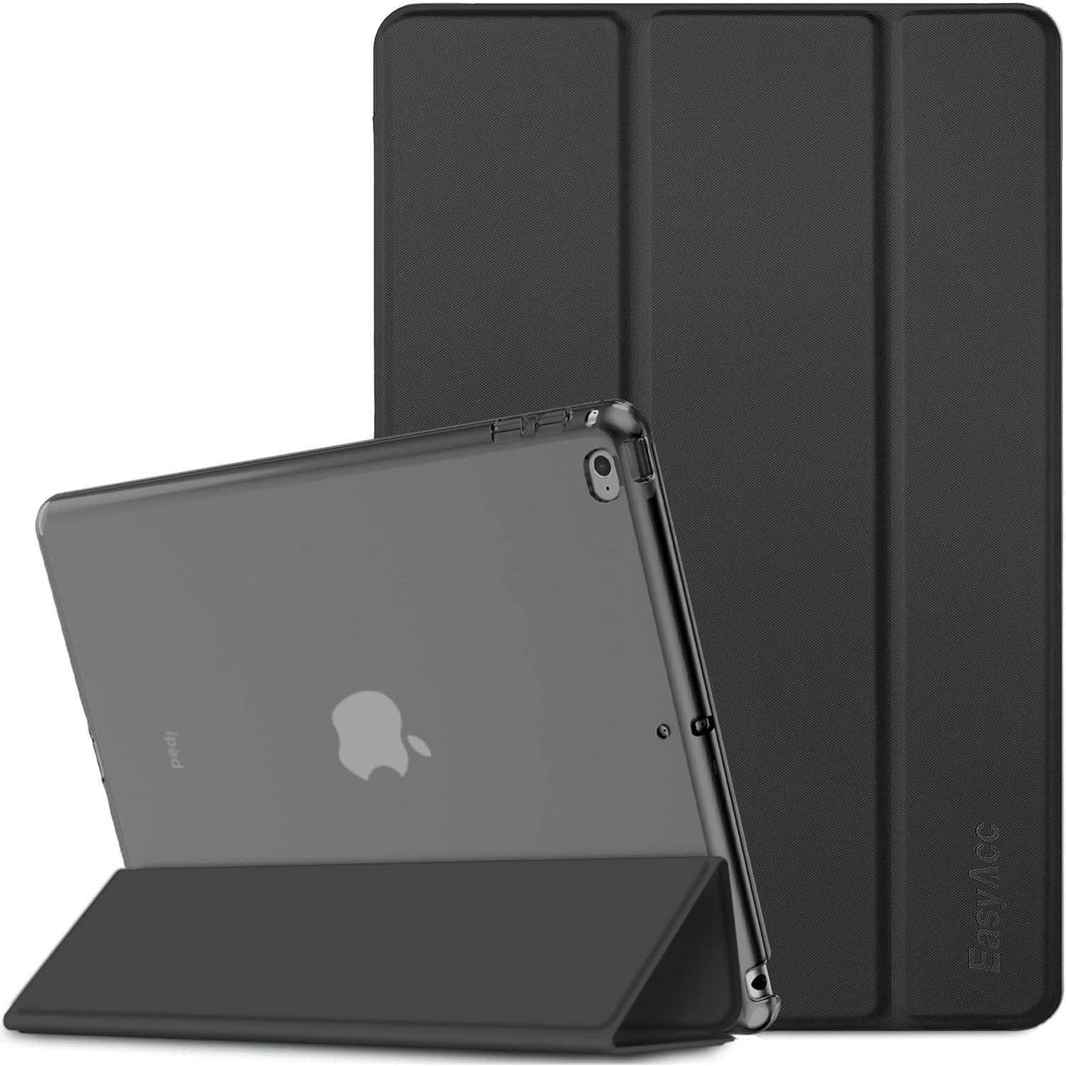 iPad Air 2 Hülle Ultra Dünn Transluzent Matt Rückseite Schwarz