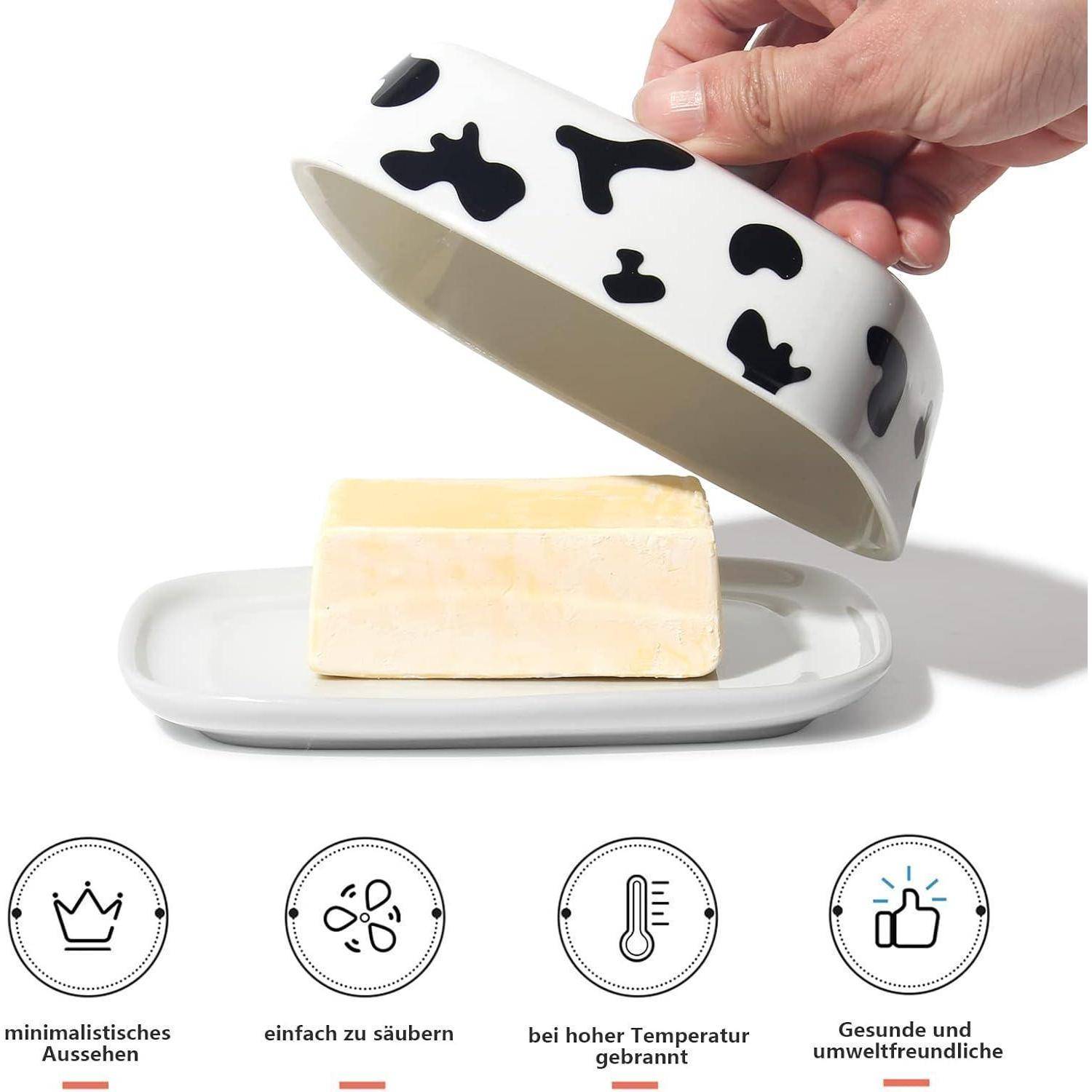 Hochwertige Butterdose aus Keramik für 250g Butter - Butterglocke