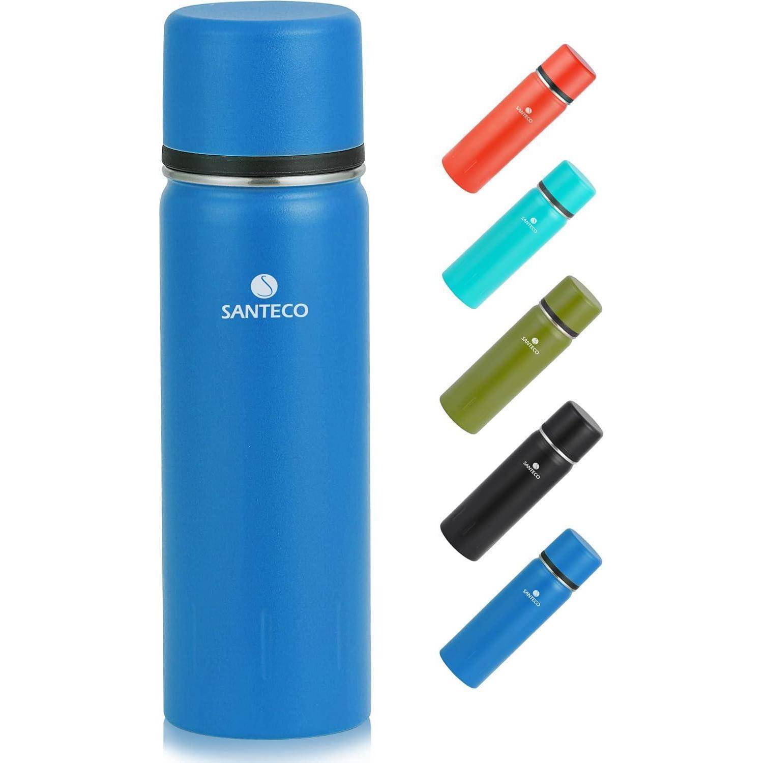 Thermosflasche Edelstahl 1l & 500ml Auslaufsicher Isolierflasche mit