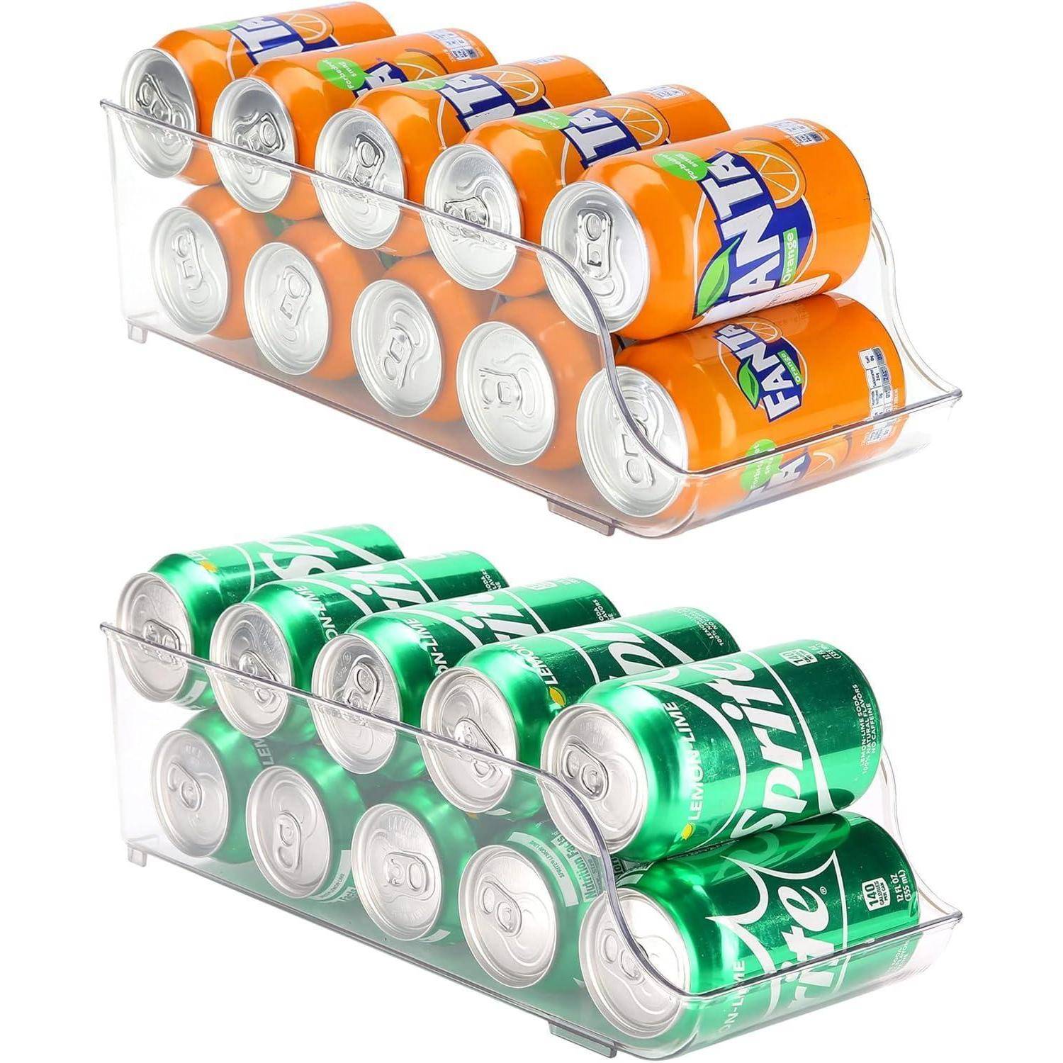 Dosenhalter Kühlschrank Stapelbar Kunststoff 2 Stück Organizer