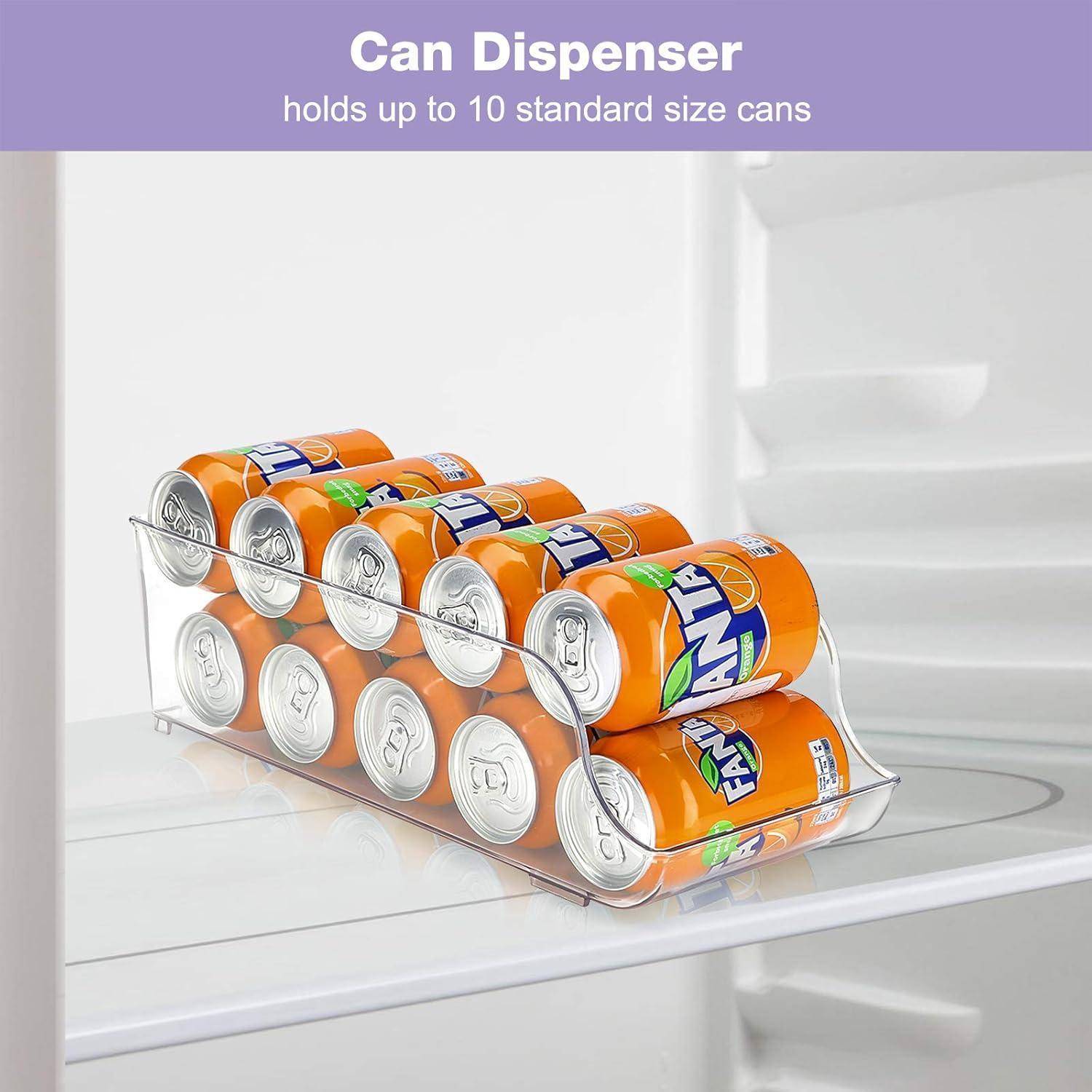 Dosenhalter Kühlschrank Stapelbar Kunststoff 2 Stück Organizer