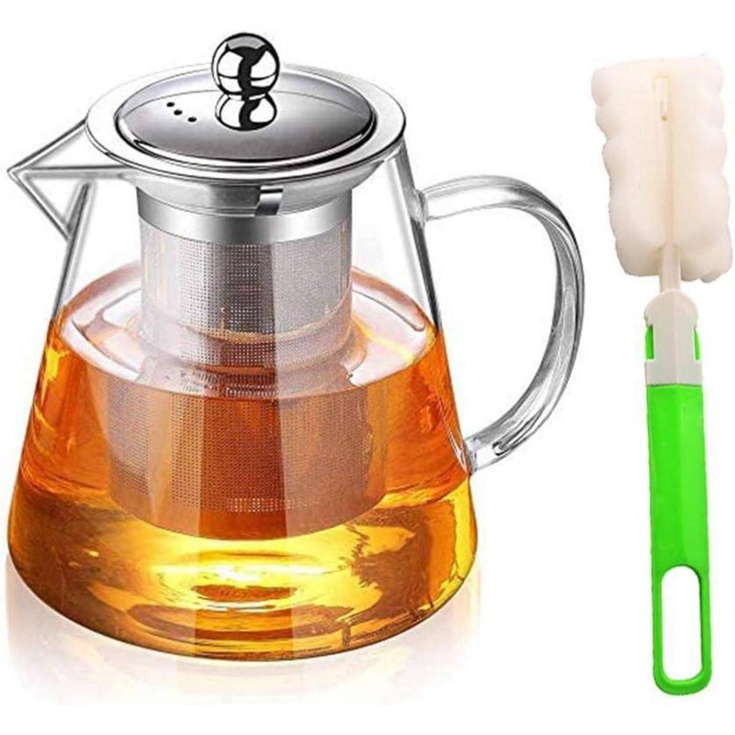 Teekanne Borosilikatglas Siebeinsatz 950ML Spülmaschinenfest