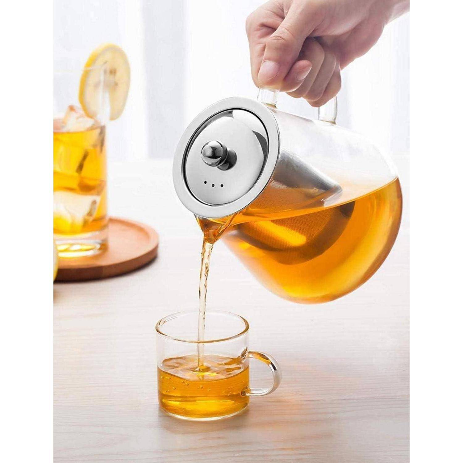 Teekanne Borosilikatglas Siebeinsatz 950ML Spülmaschinenfest