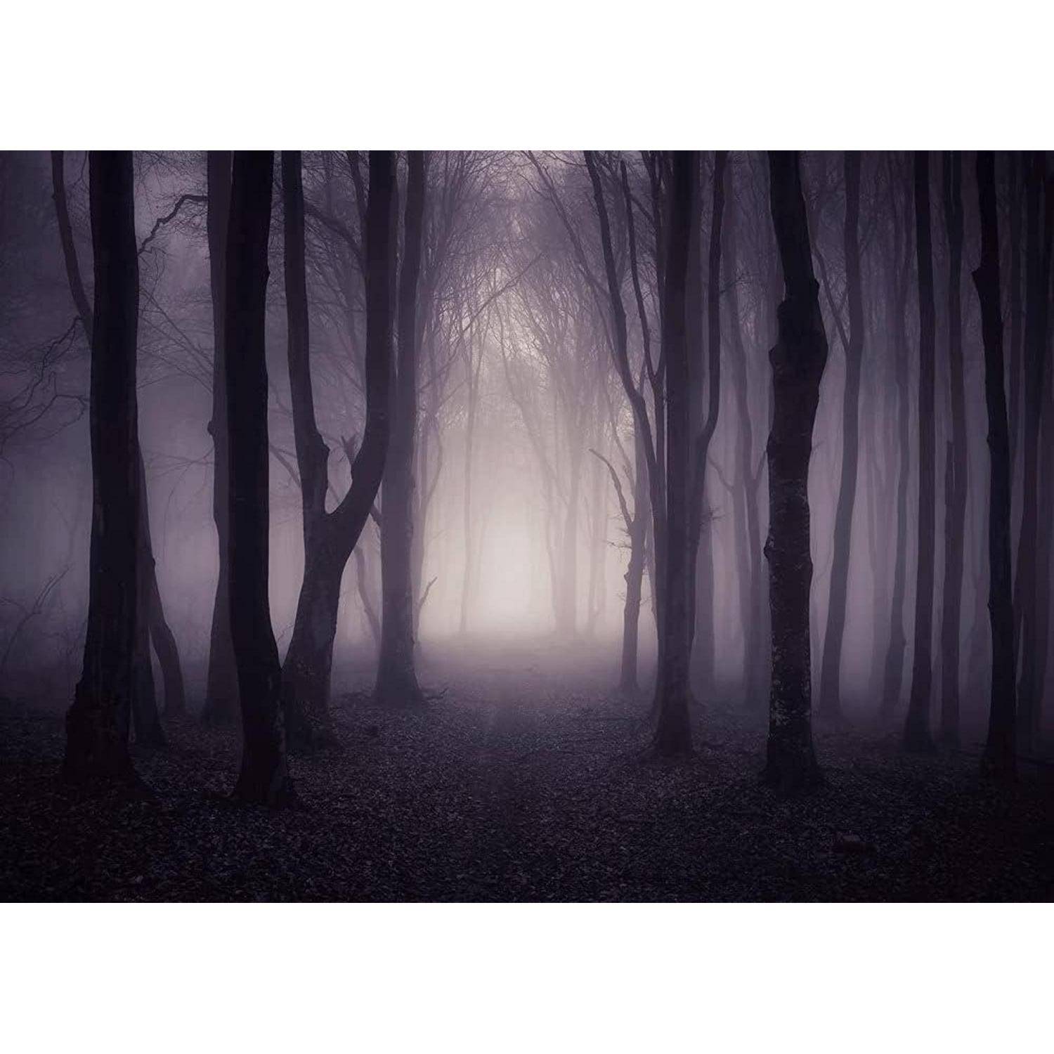 Halloween Nebel Dunkler Wald Magische Hexe Zauberer Vampir Deko