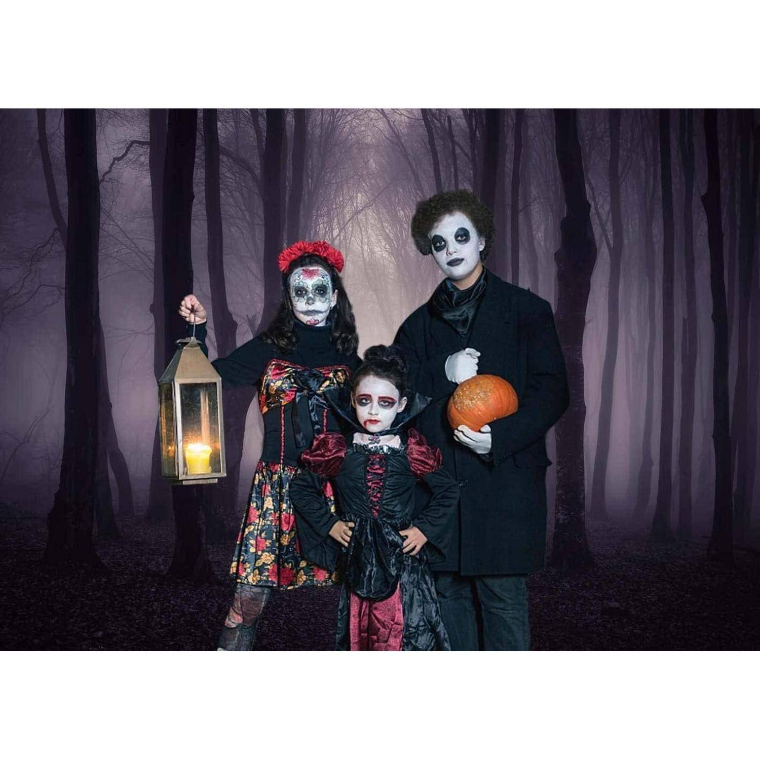 Halloween Nebel Dunkler Wald Magische Hexe Zauberer Vampir Deko