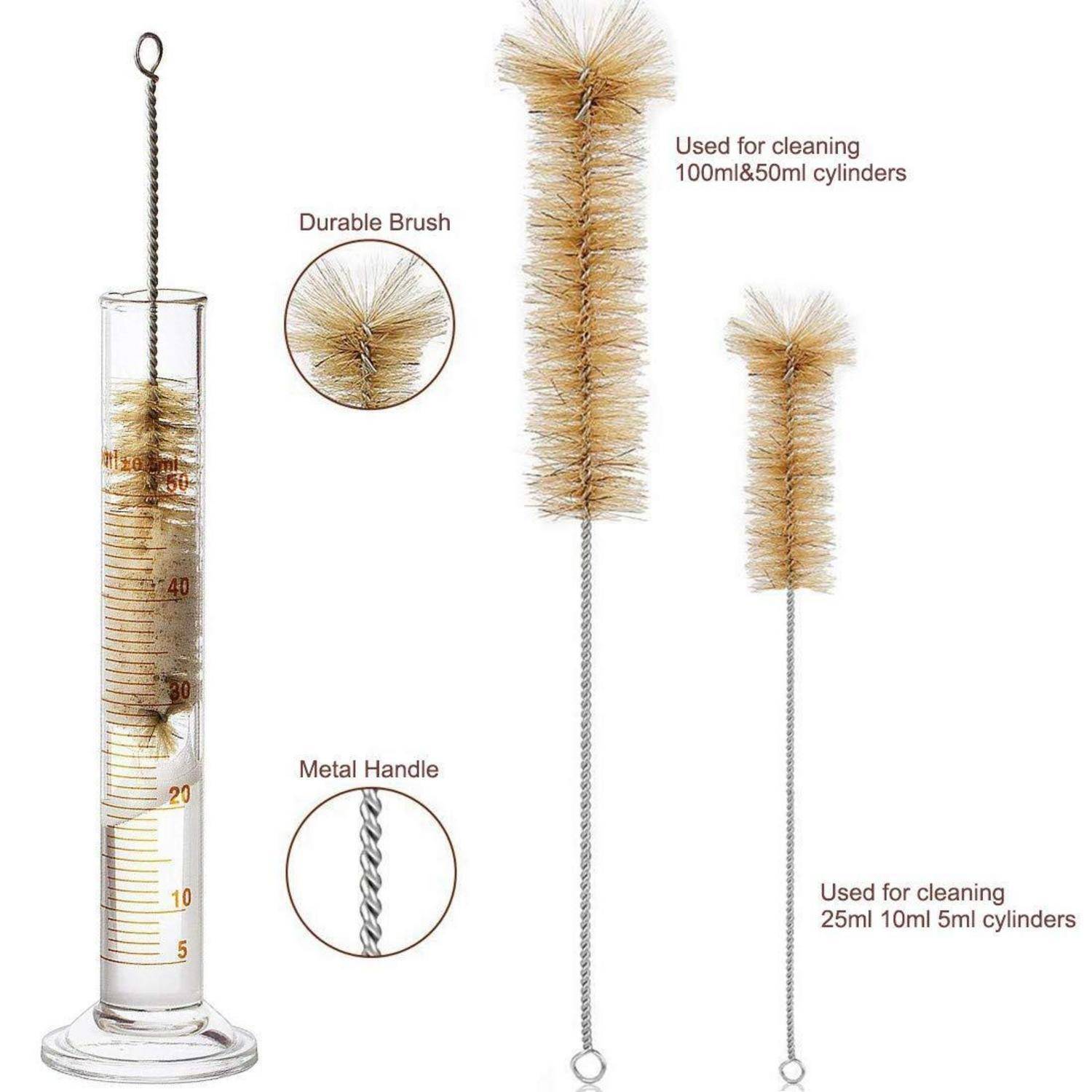 Messzylinder Glas Set 13-teilig Dickglas Graduierten Chemie Tools 5ML