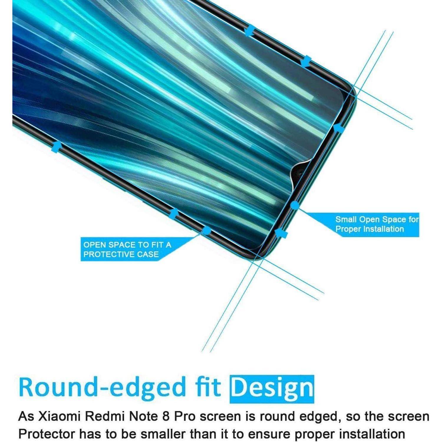 Panzer Schutz Glas Xiaomi Redmi Note 8 Pro Redmi 9 2er Pack