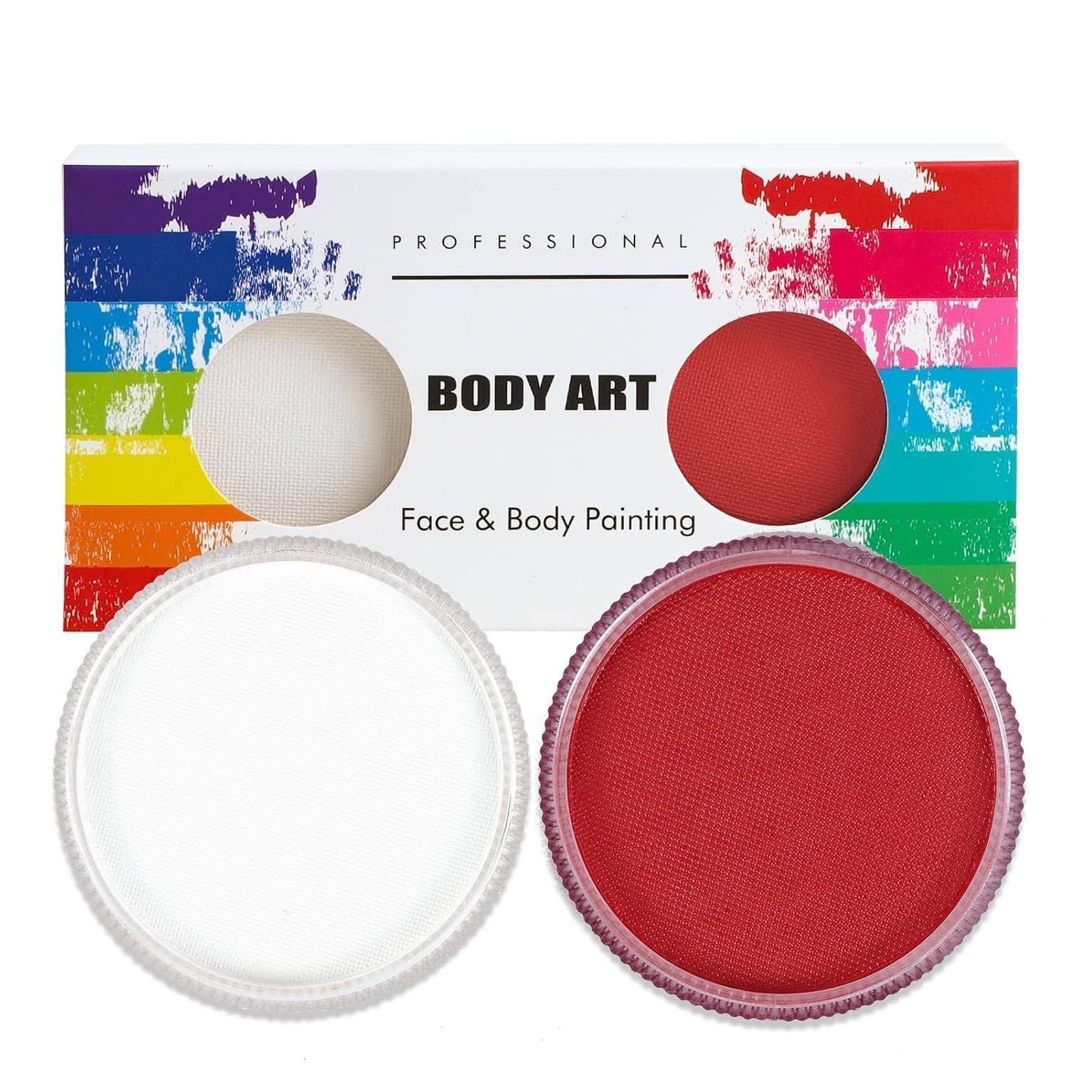 Profi-Faschingsschminke Set 30g x 2 Colors Wasservermalbar für
