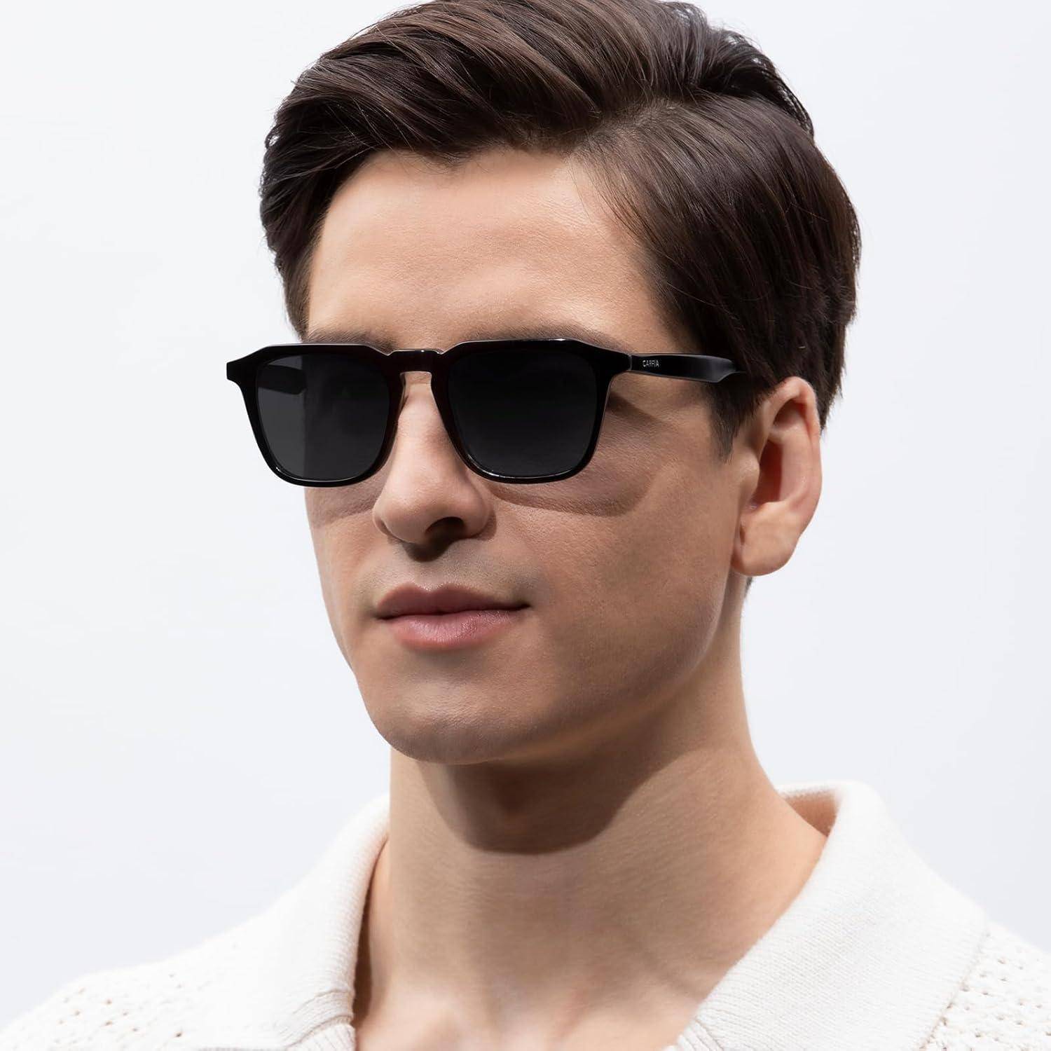 Kleine Polarisierte Sonnenbrille Herren UV400 für Schmale Gesichter