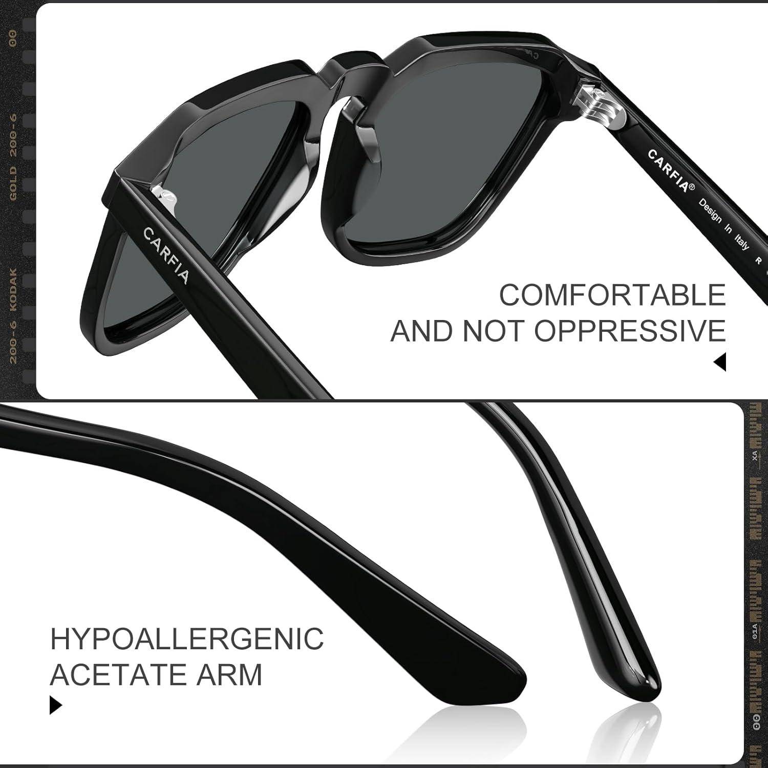 Kleine Polarisierte Sonnenbrille Herren UV400 für Schmale Gesichter