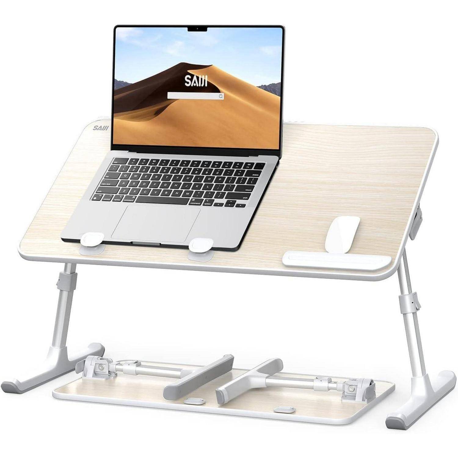 Klapptisch Laptop Ständer Frühstückstablett Betttisch, 5 Höhen, 4