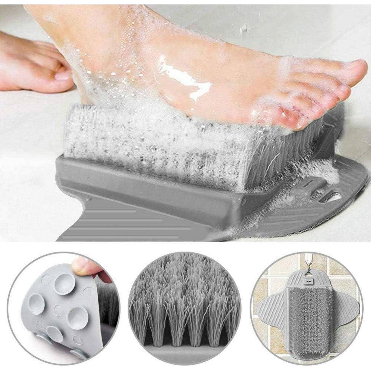 Fußscheuerbürste Massagegerät mit Saugnäpfen für Fußpflege